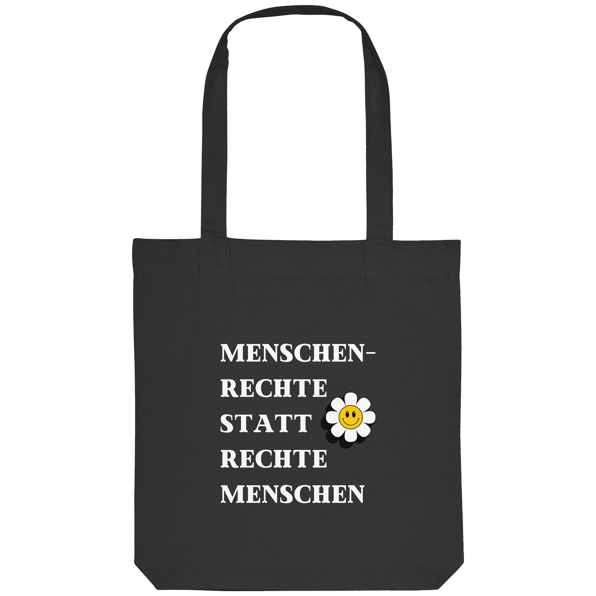Menschenrechte statt rechte Menschen - Organic Tote-Bag