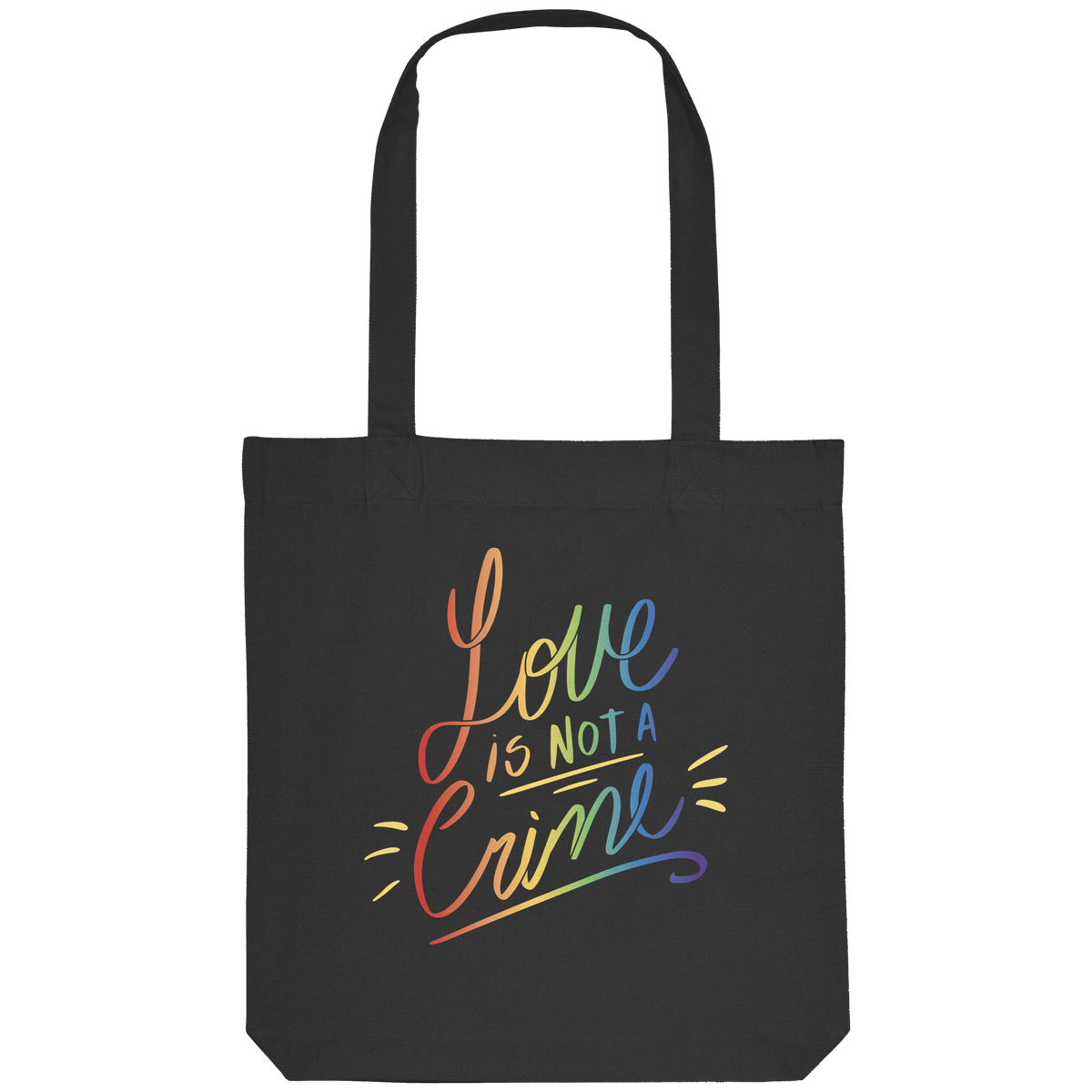 Love is Not a Crime "Calligraphy Edition" - Organic Tote-Bag