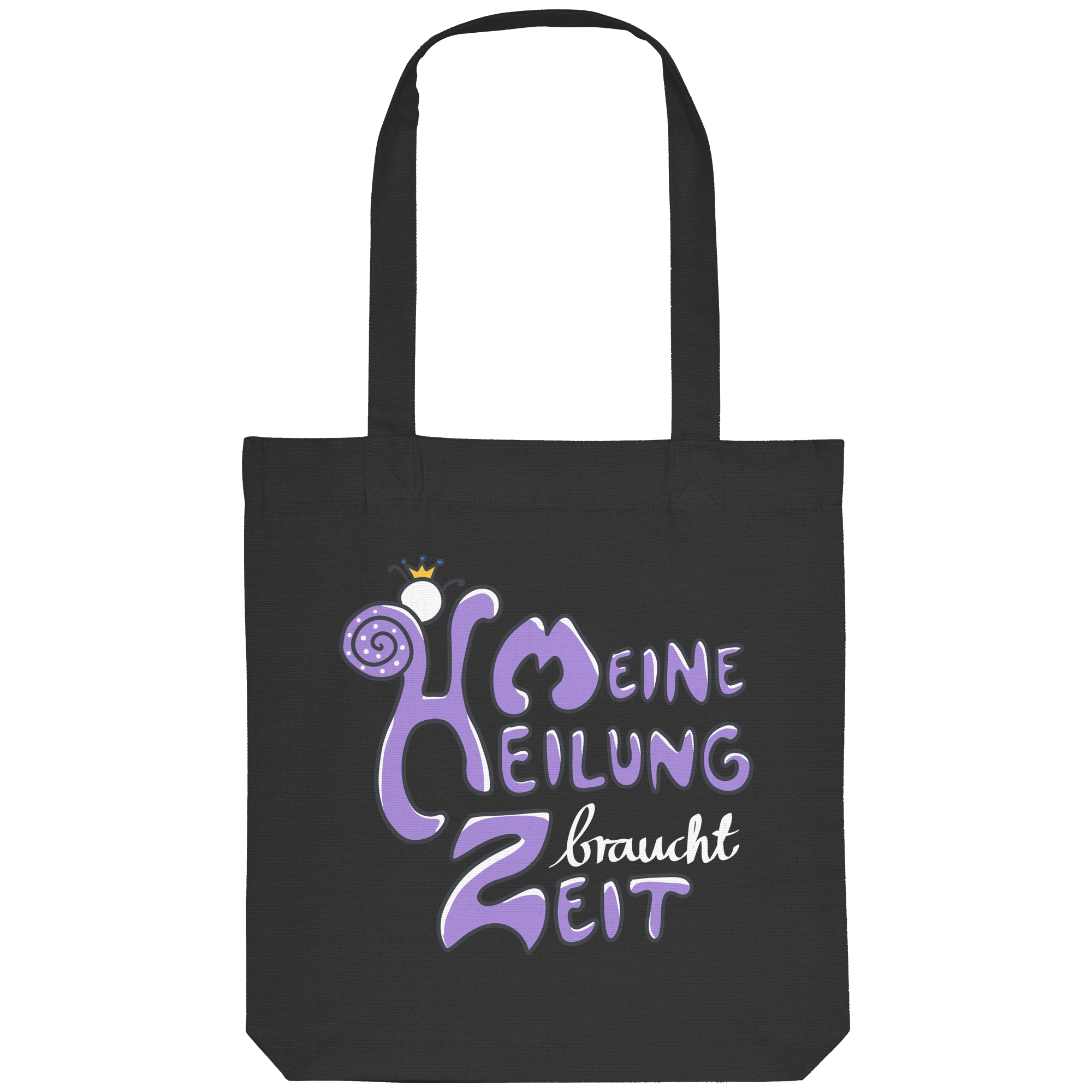 Meine Heilung braucht Zeit "Lila Edition" - Organic Tote-Bag