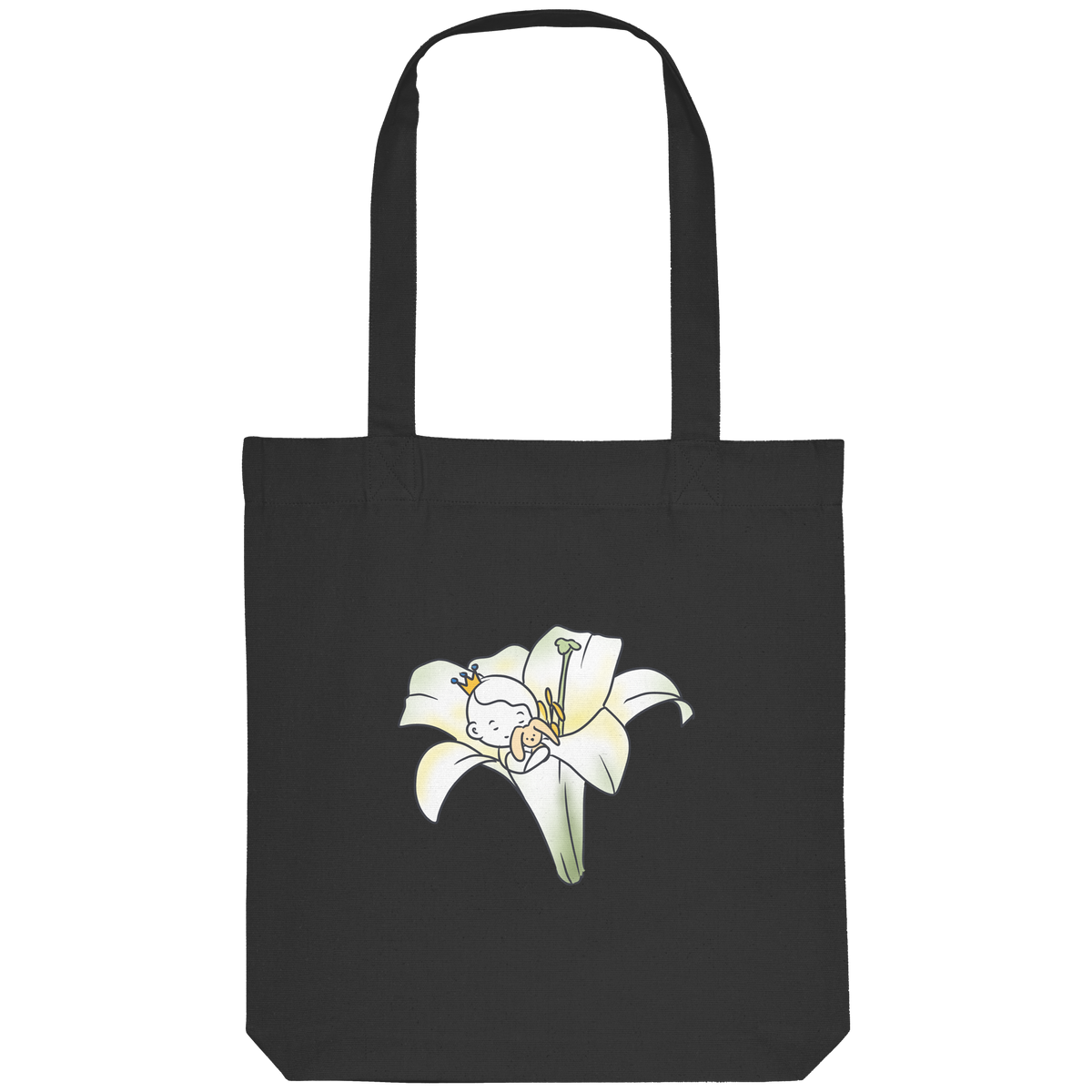 Seelenmännchen "Kuschelblume Edition" - Organic Tote-Bag
