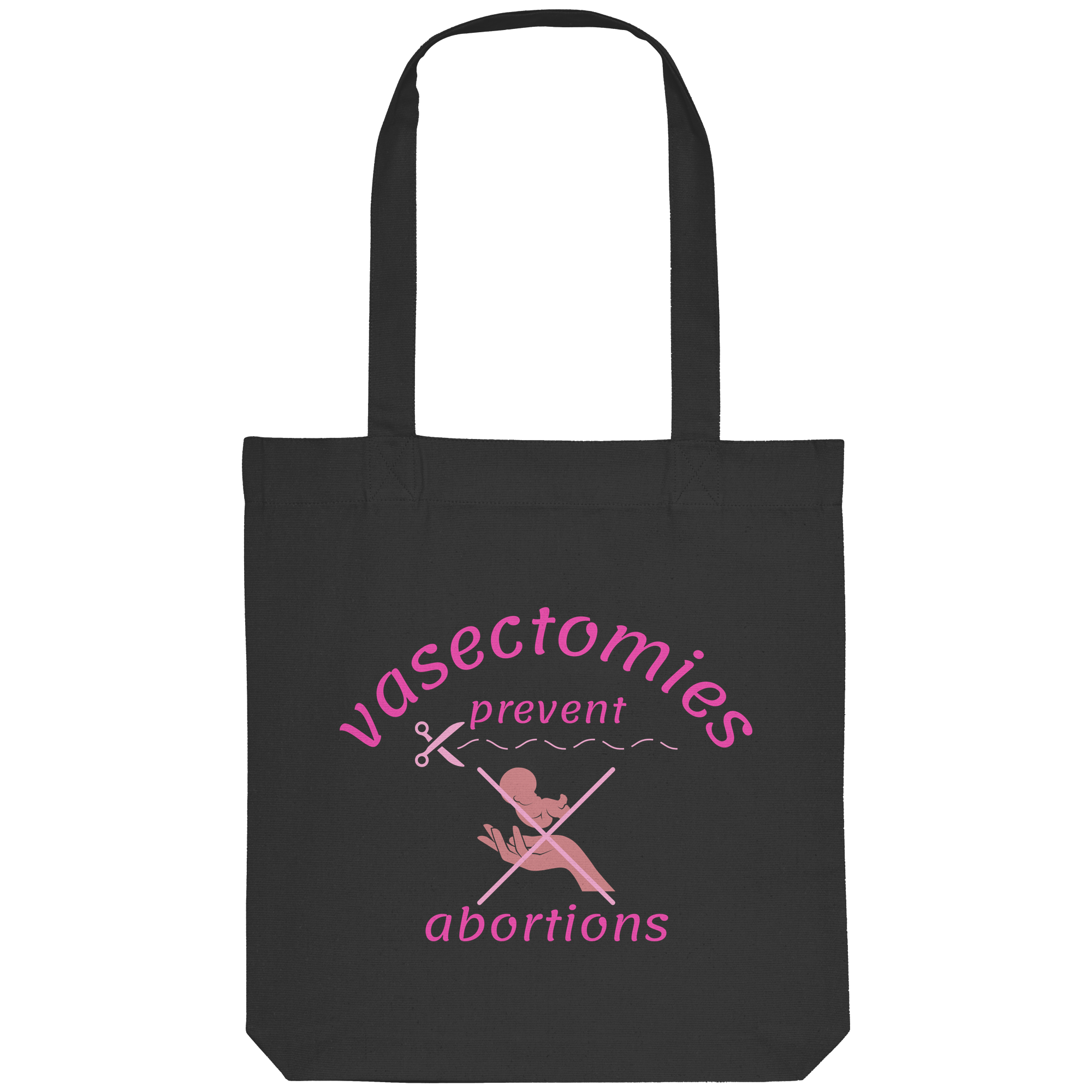 Vasectomies Prevent Abortions - Organic Tote-Bag