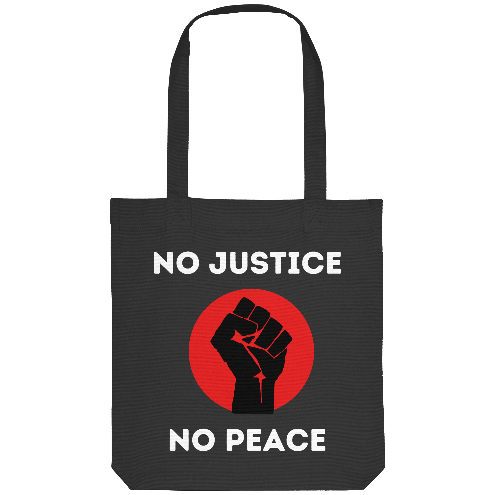 No Justice No Peace "Raised Fist Edition" - Organic Tote-Bag