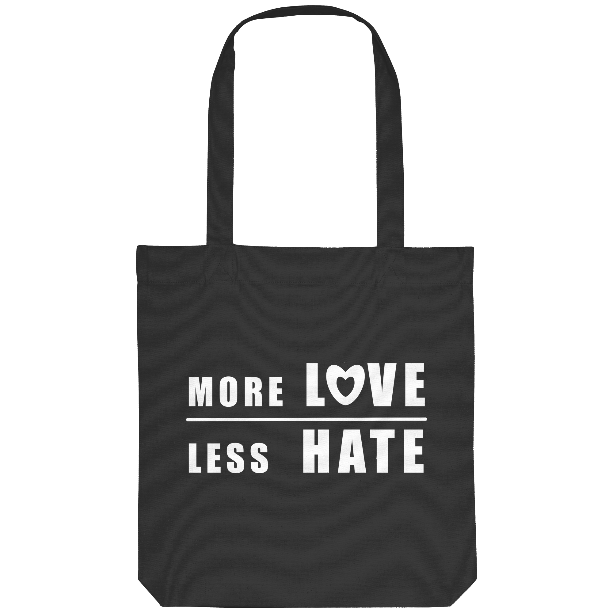 More Love Less Hate "Klare Kante Edition" - Organic Tote-Bag