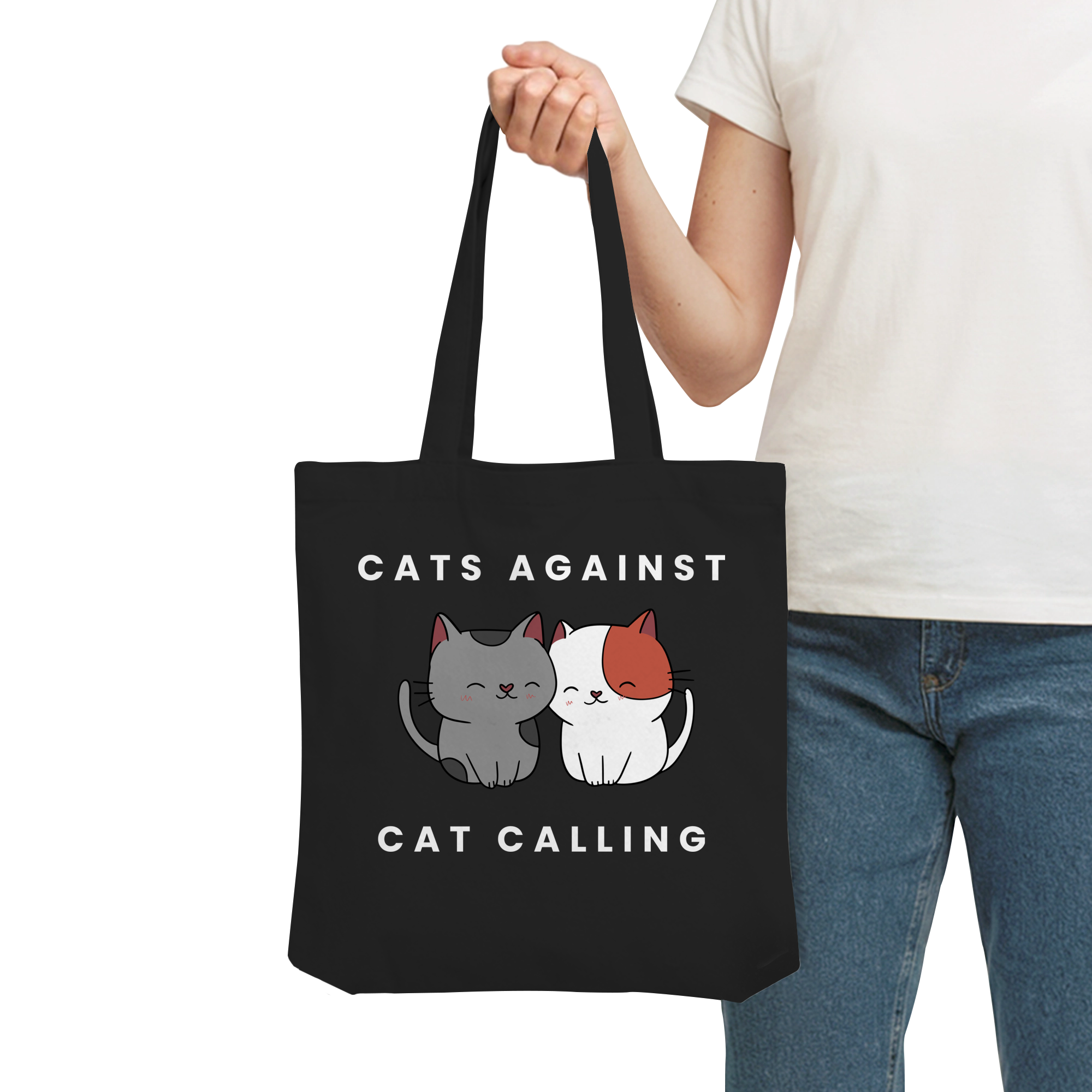 Cats Against Catcalling "Cuddle Edition" - Organic Tote-Bag