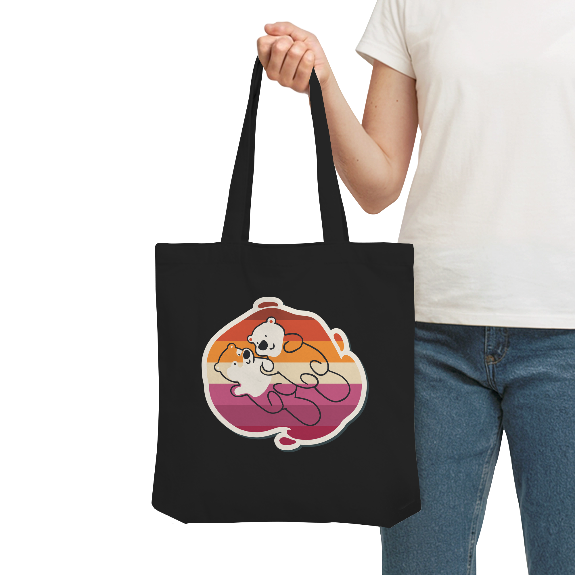 Lesbische Bieber - Organic Tote-Bag