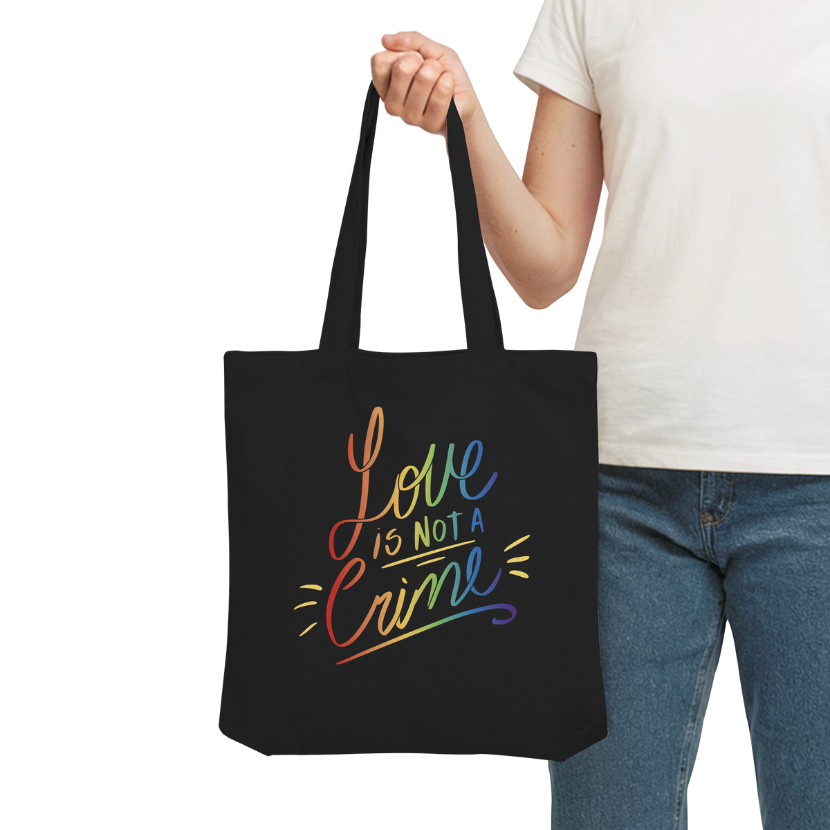 Love is Not a Crime "Calligraphy Edition" - Organic Tote-Bag