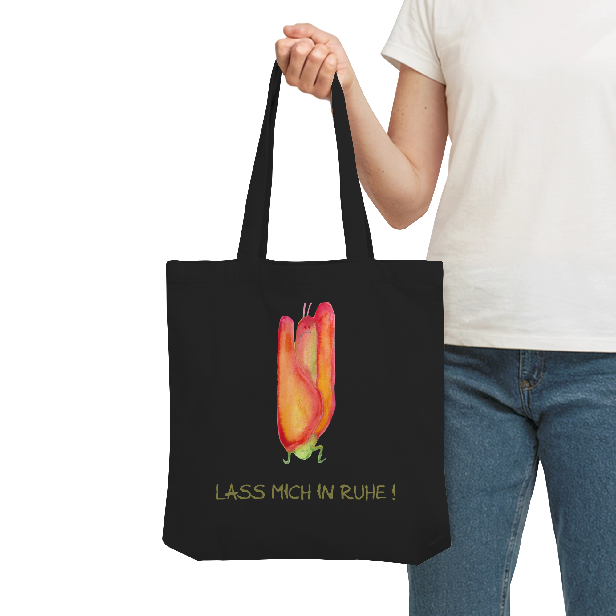 Lass mich in Ruhe! "Jona Kokon Edition" Backprint - Organic Tote-Bag