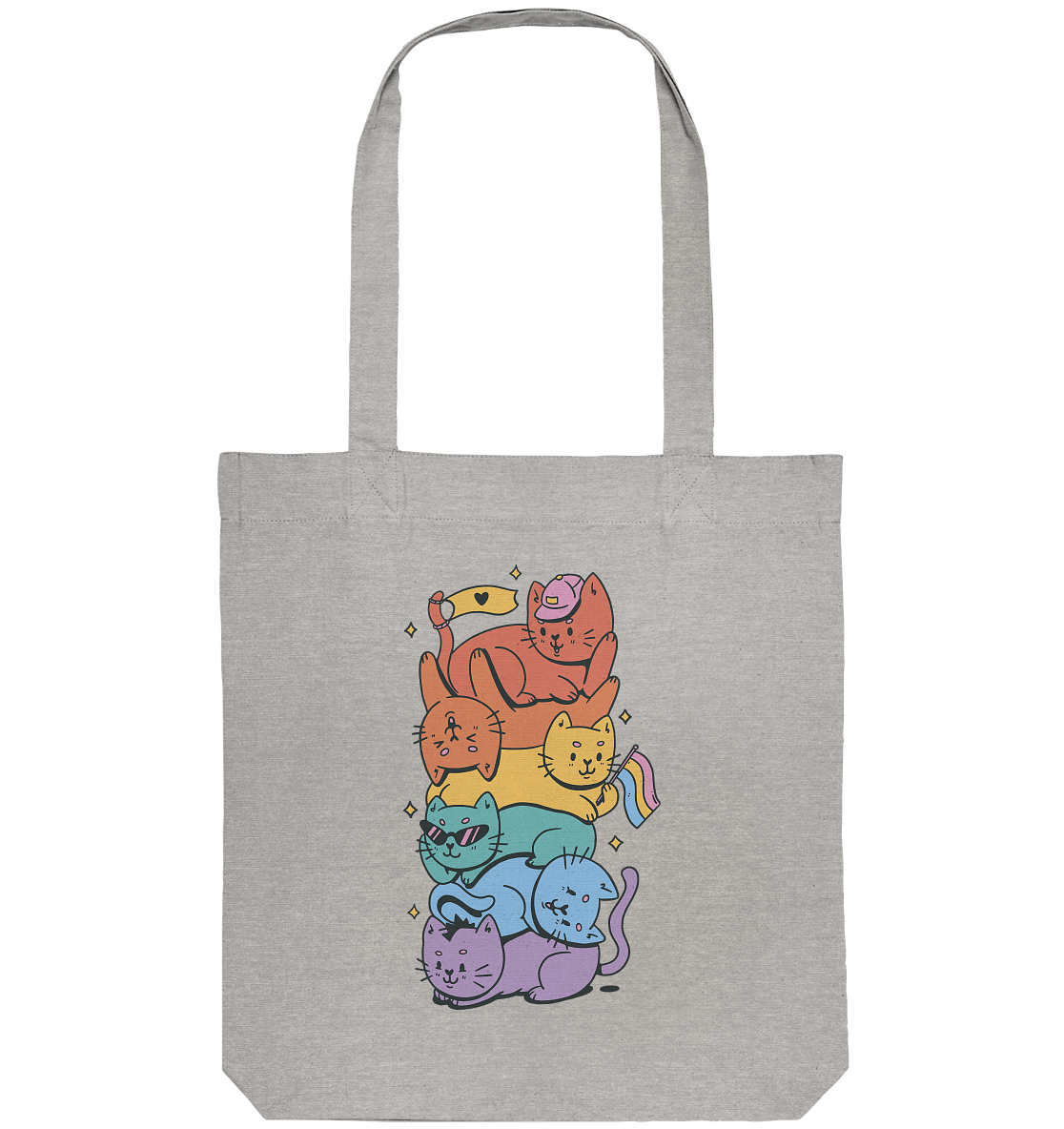 LGBTQ+ Katzen - Organic Tote-Bag