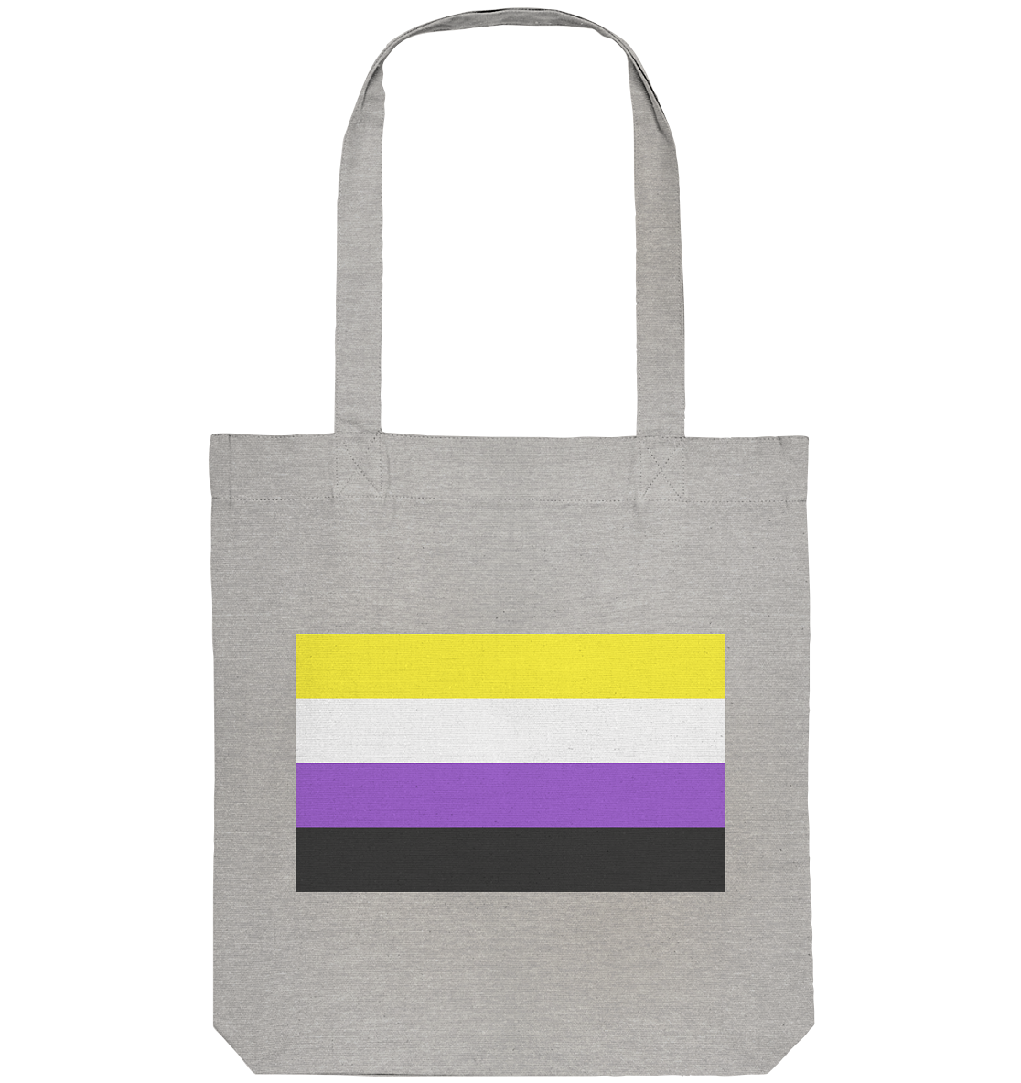 Nonbinary Pride Flag - Organic Tote-Bag
