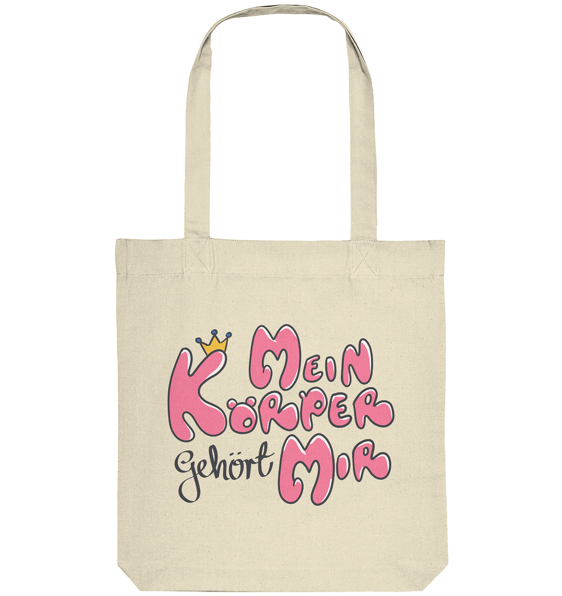 Mein Körper gehört mir "Pinke Edition" - Organic Tote-Bag