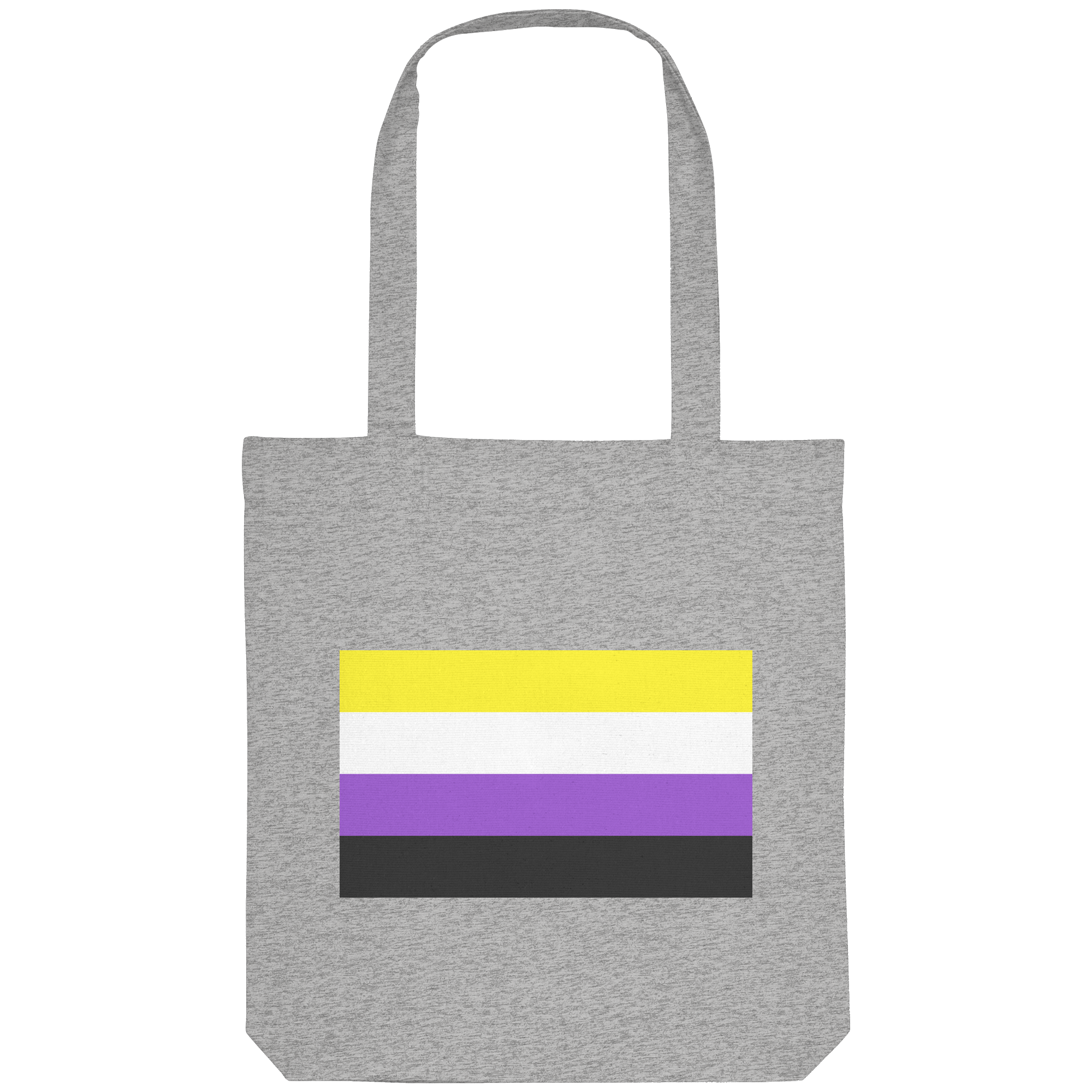 Nonbinary Pride Flag - Organic Tote-Bag