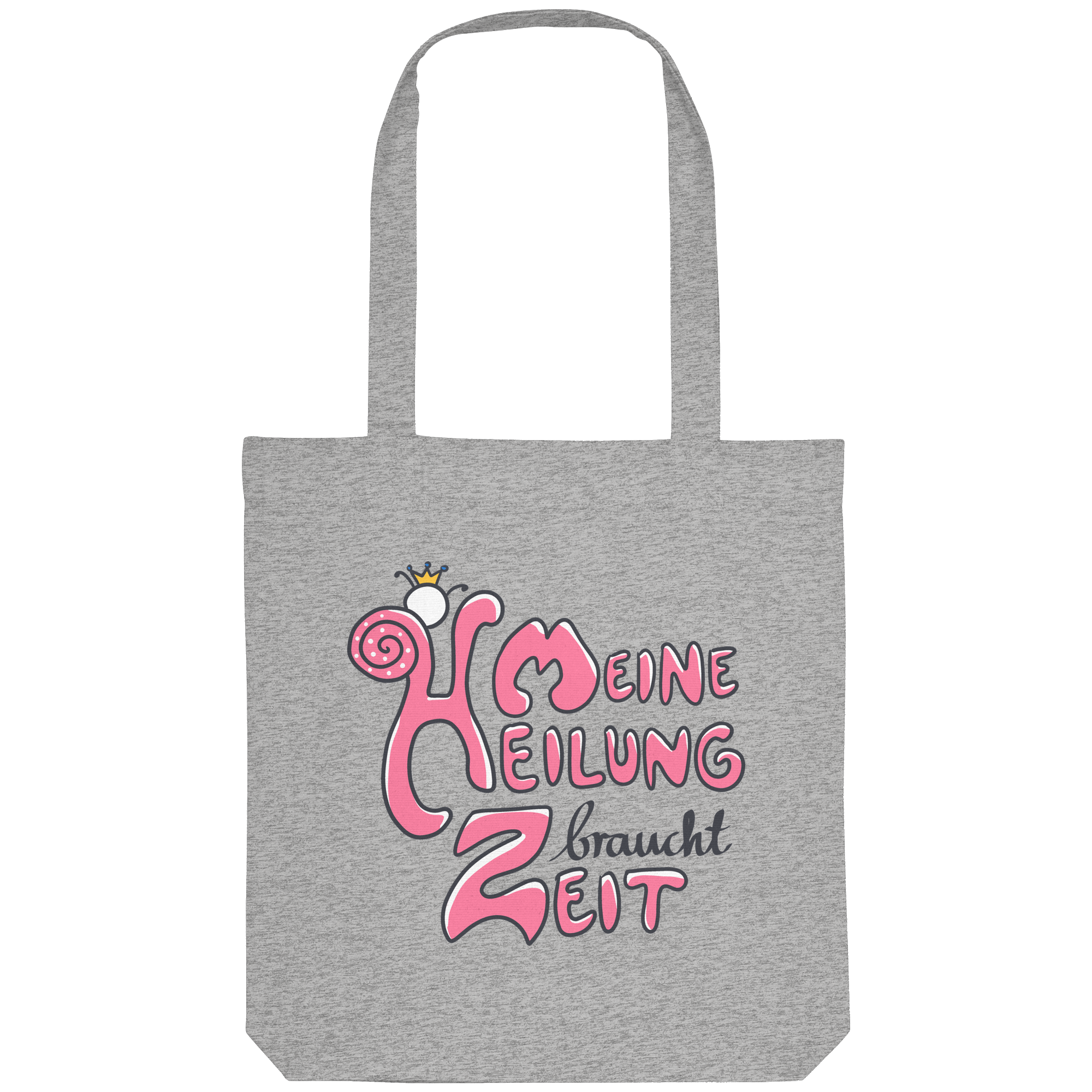 Meine Heilung braucht Zeit "Pinke Edition" - Organic Tote-Bag