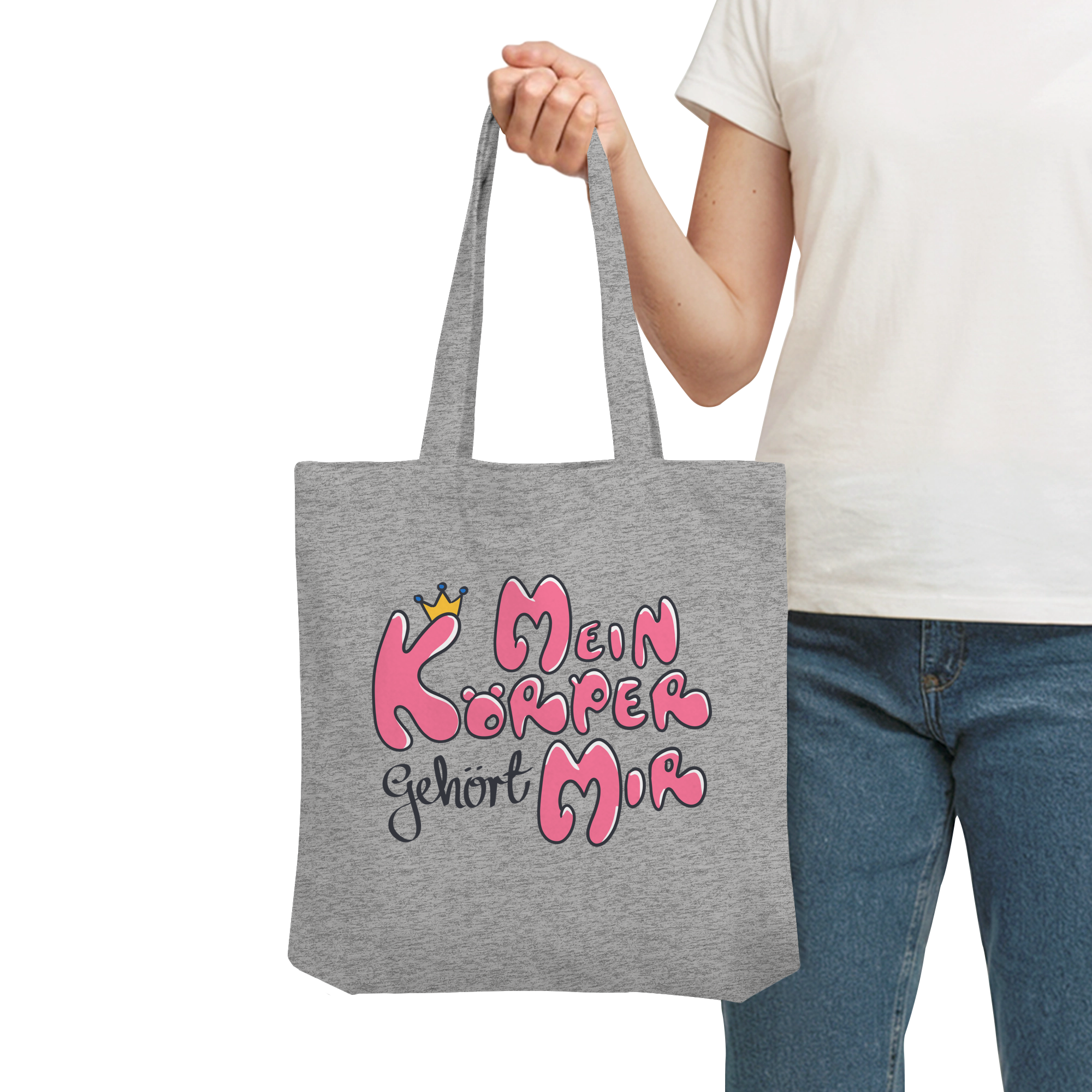 Mein Körper gehört mir "Pinke Edition" - Organic Tote-Bag