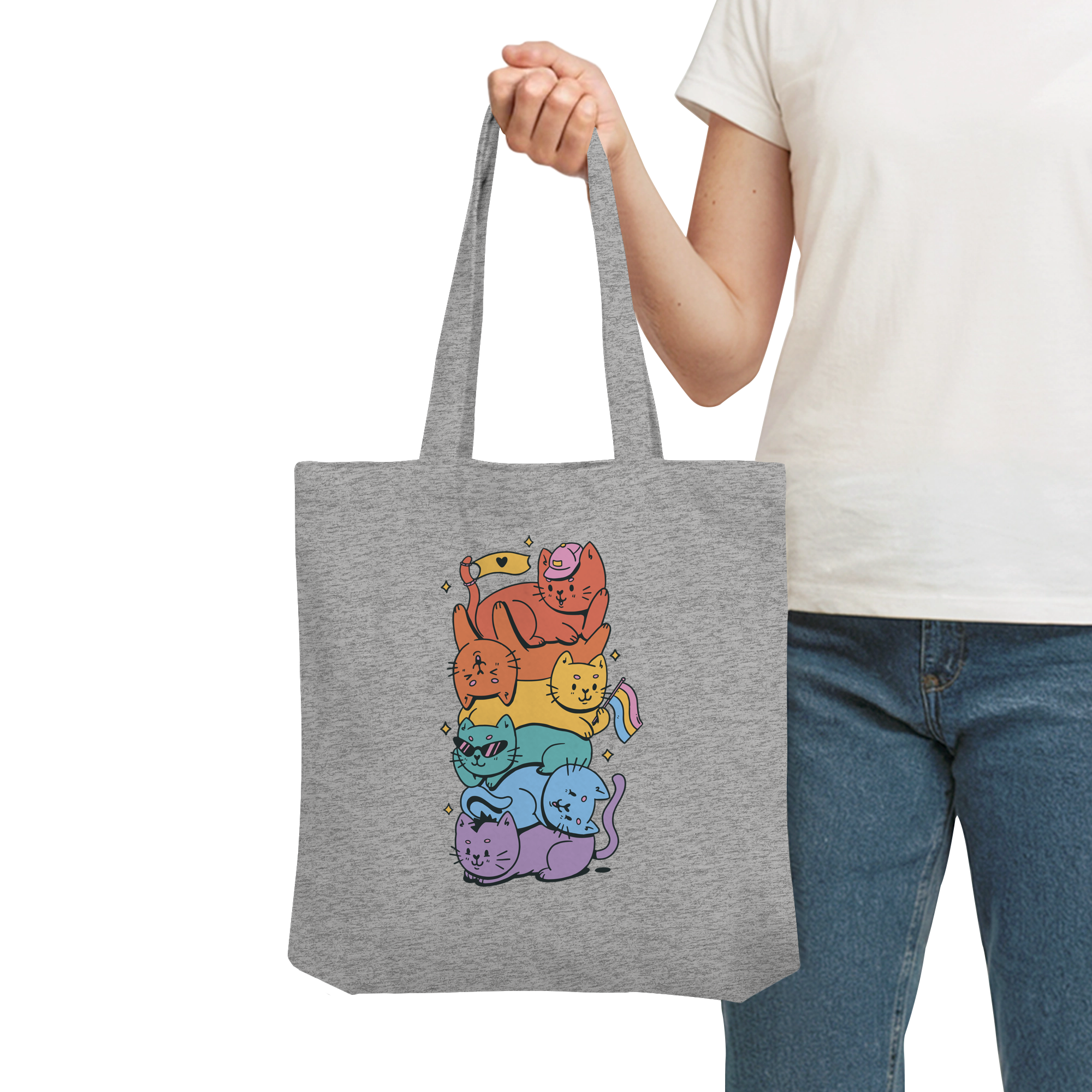 LGBTQ+ Katzen - Organic Tote-Bag