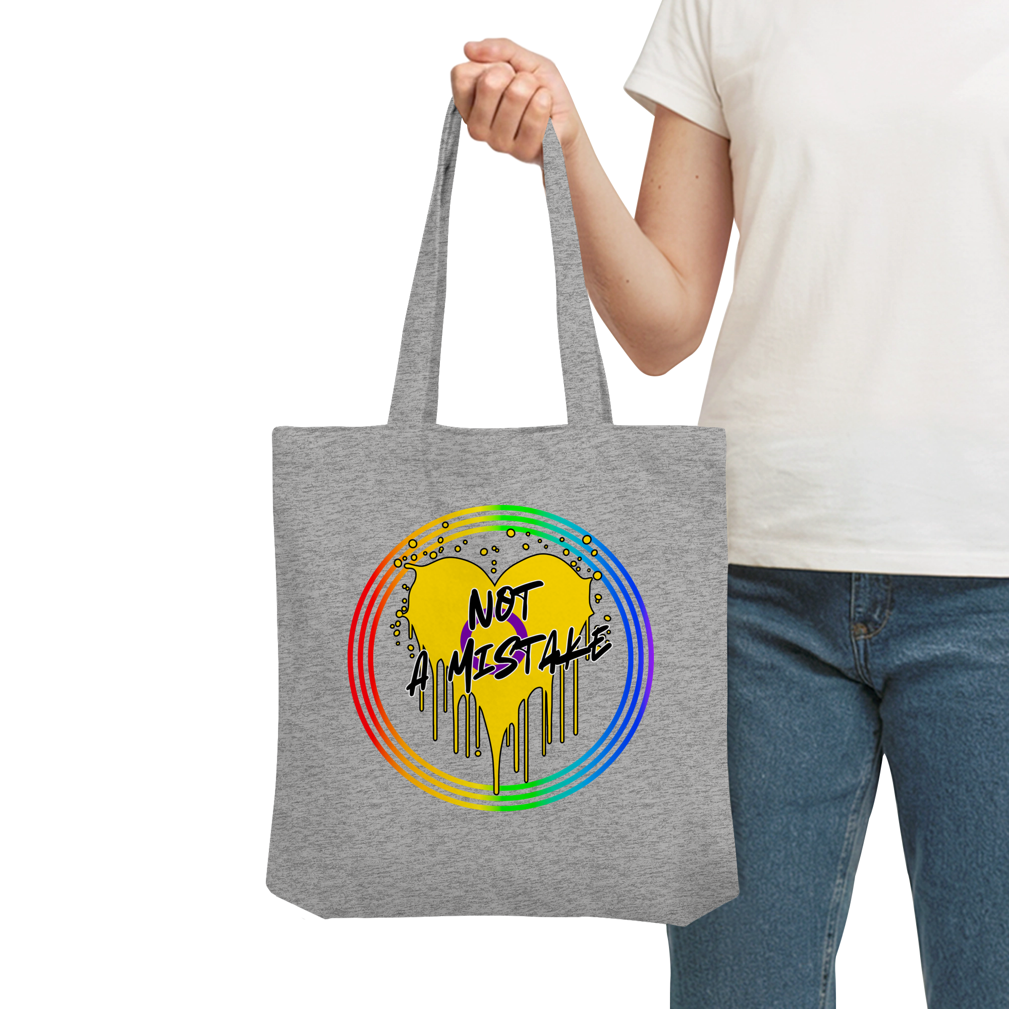 Inter Not a Mistake "Regenbogenkreis Edition" - Organic Tote-Bag