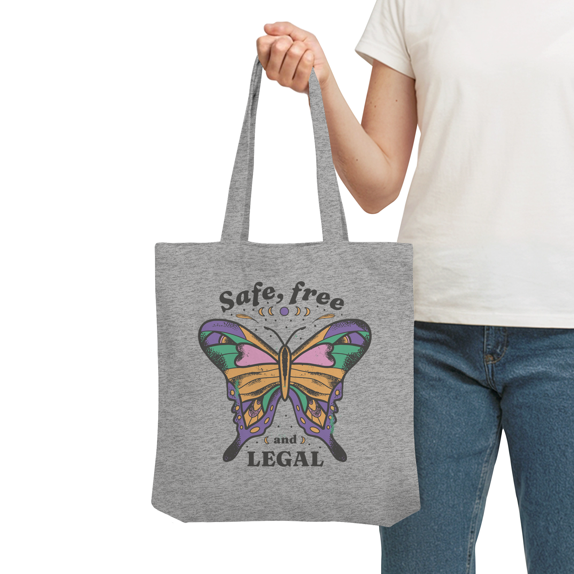 Safe Free Legal "Schmetterling Edition" - Organic Tote-Bag