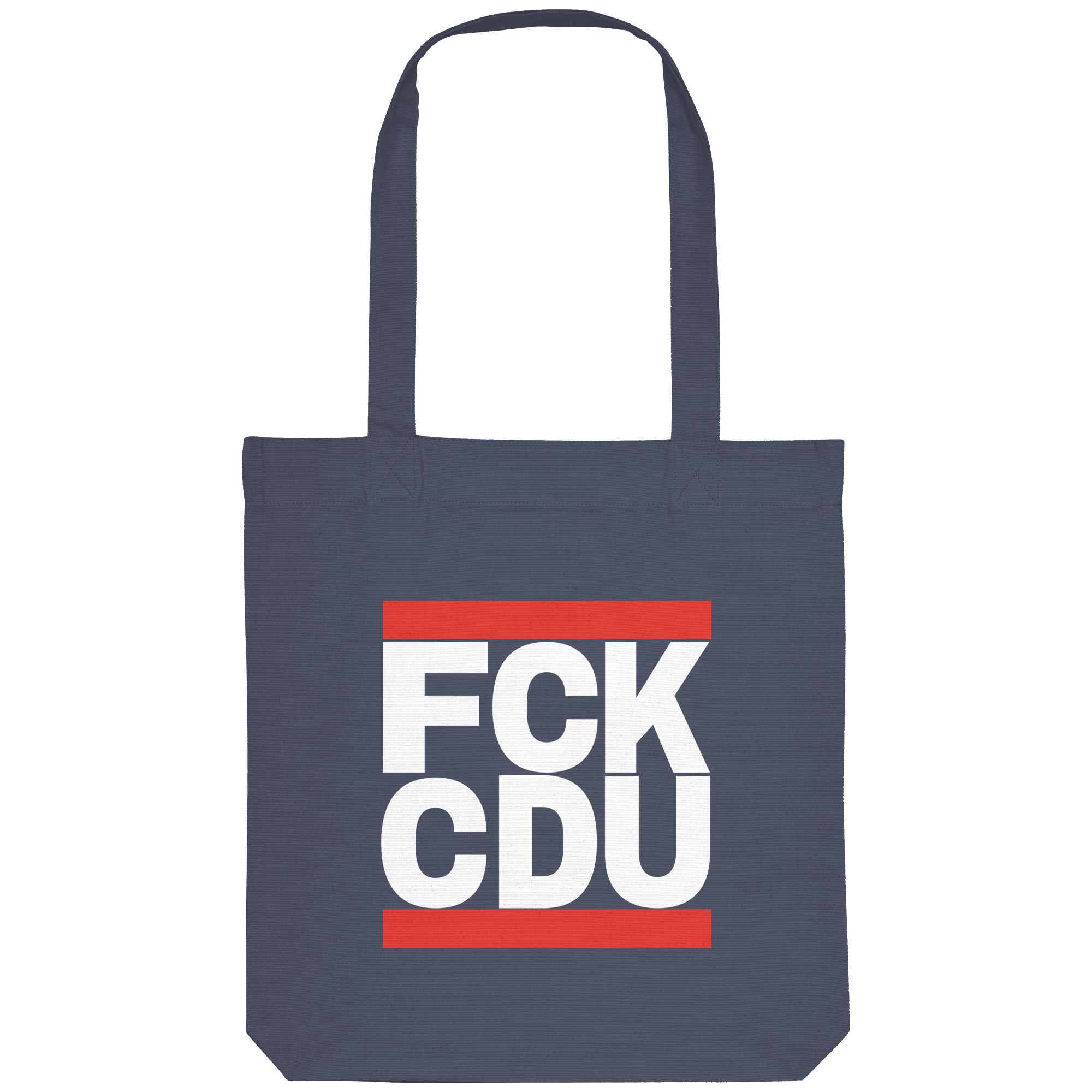 FCK CDU (weiße Schrift) - Organic Tote-Bag