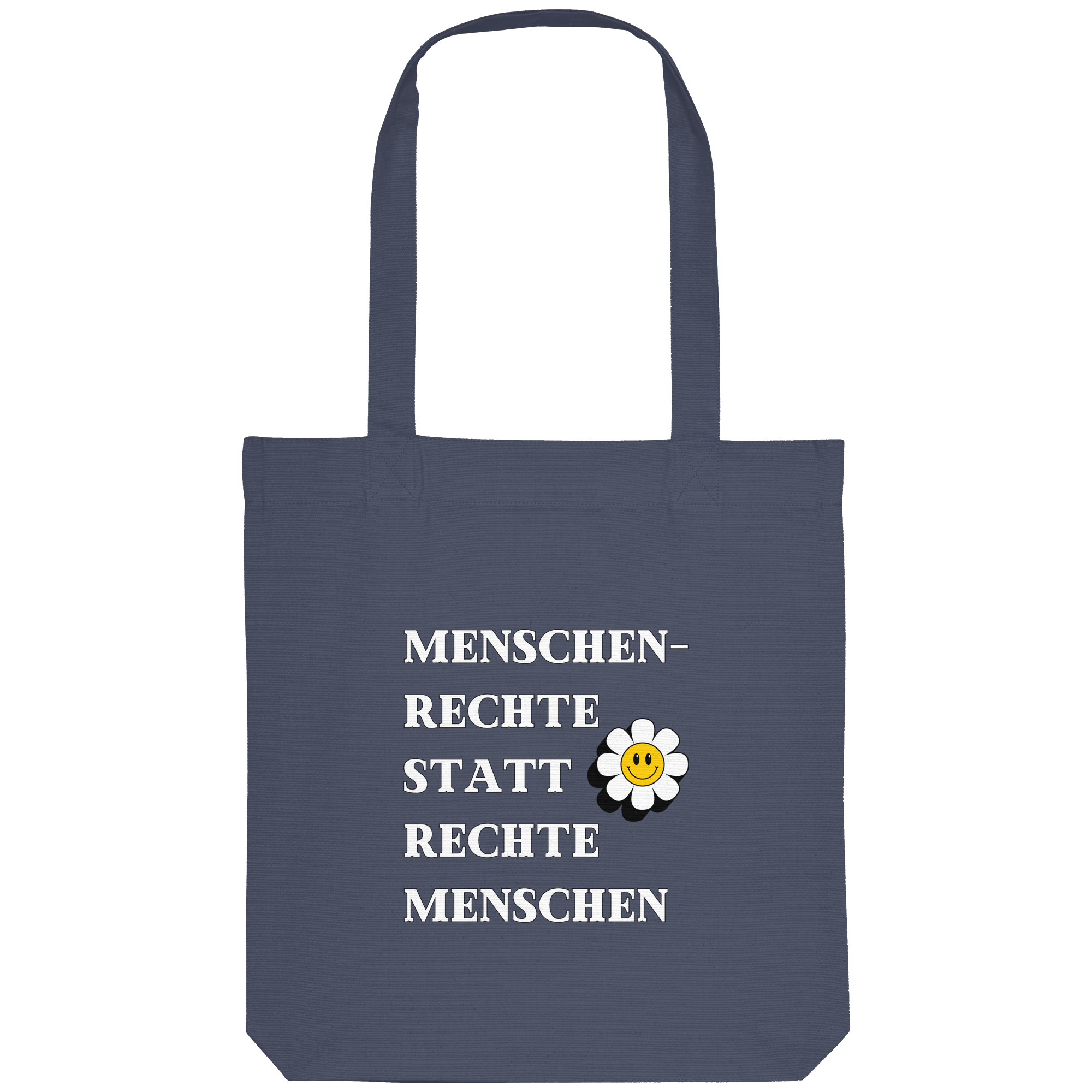 Menschenrechte statt rechte Menschen - Organic Tote-Bag
