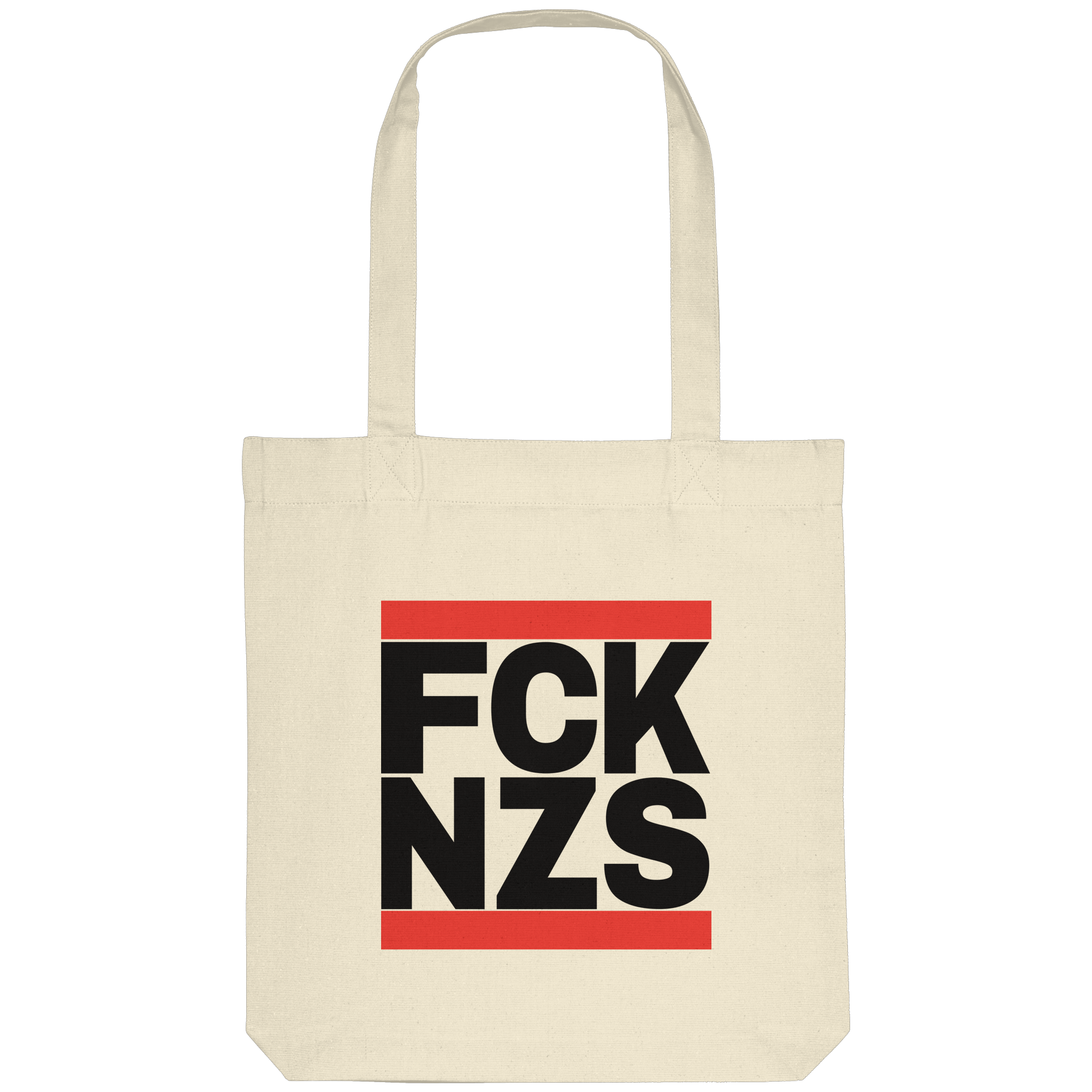 FCK NZS (schwarze Schrift) - Organic Tote-Bag