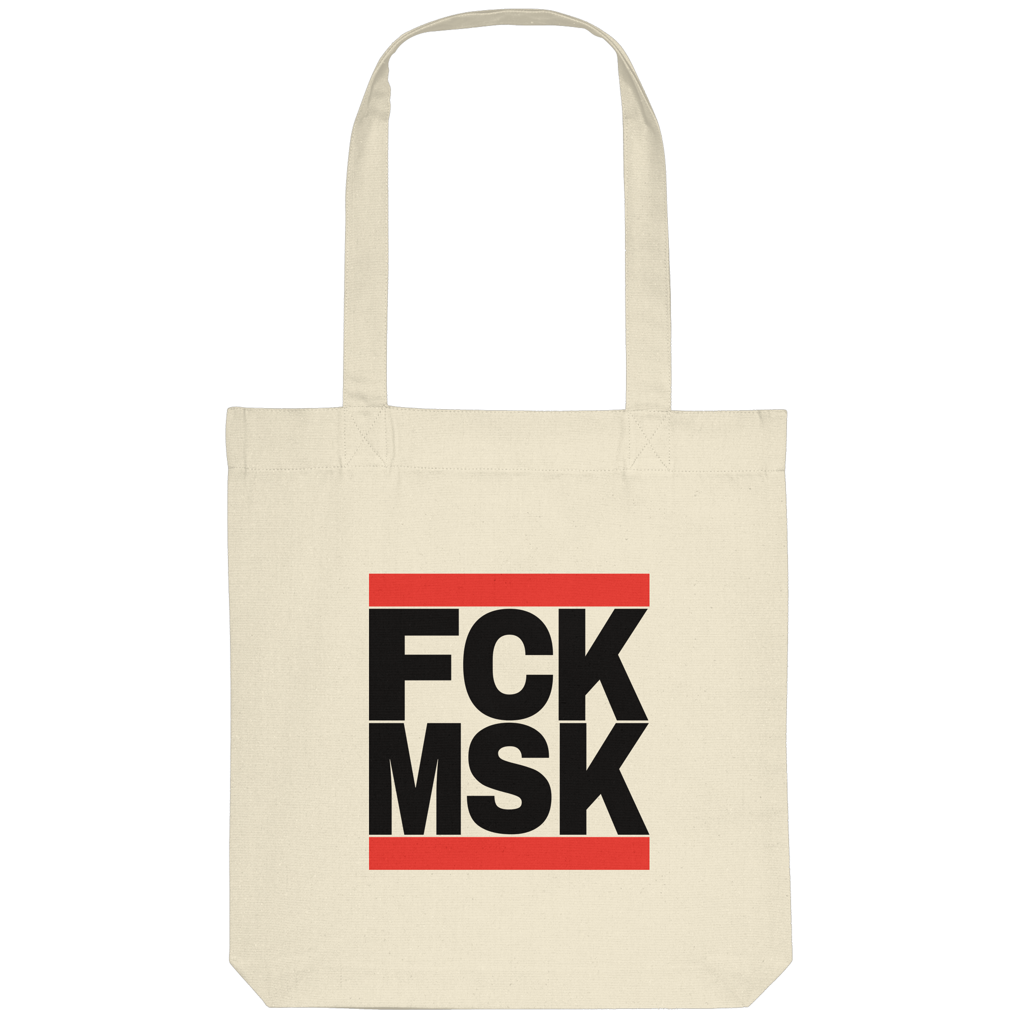 FCK MSK (schwarze Schrift) - Organic Tote-Bag