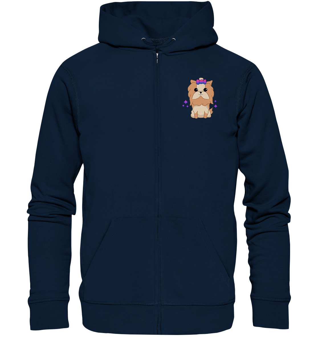 Cute Bisexual Dog Unisex Sweatjacke