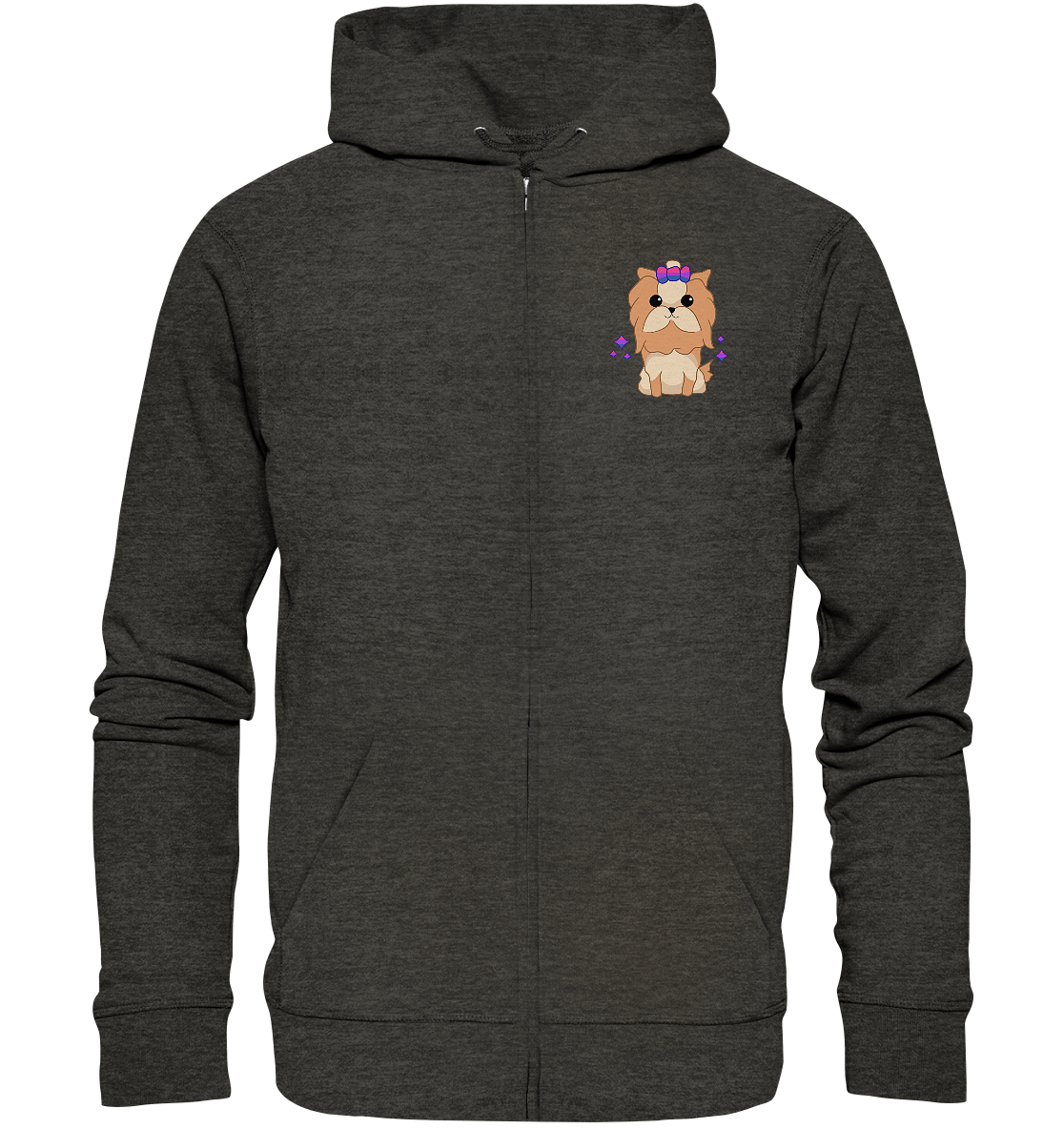Cute Bisexual Dog Unisex Sweatjacke