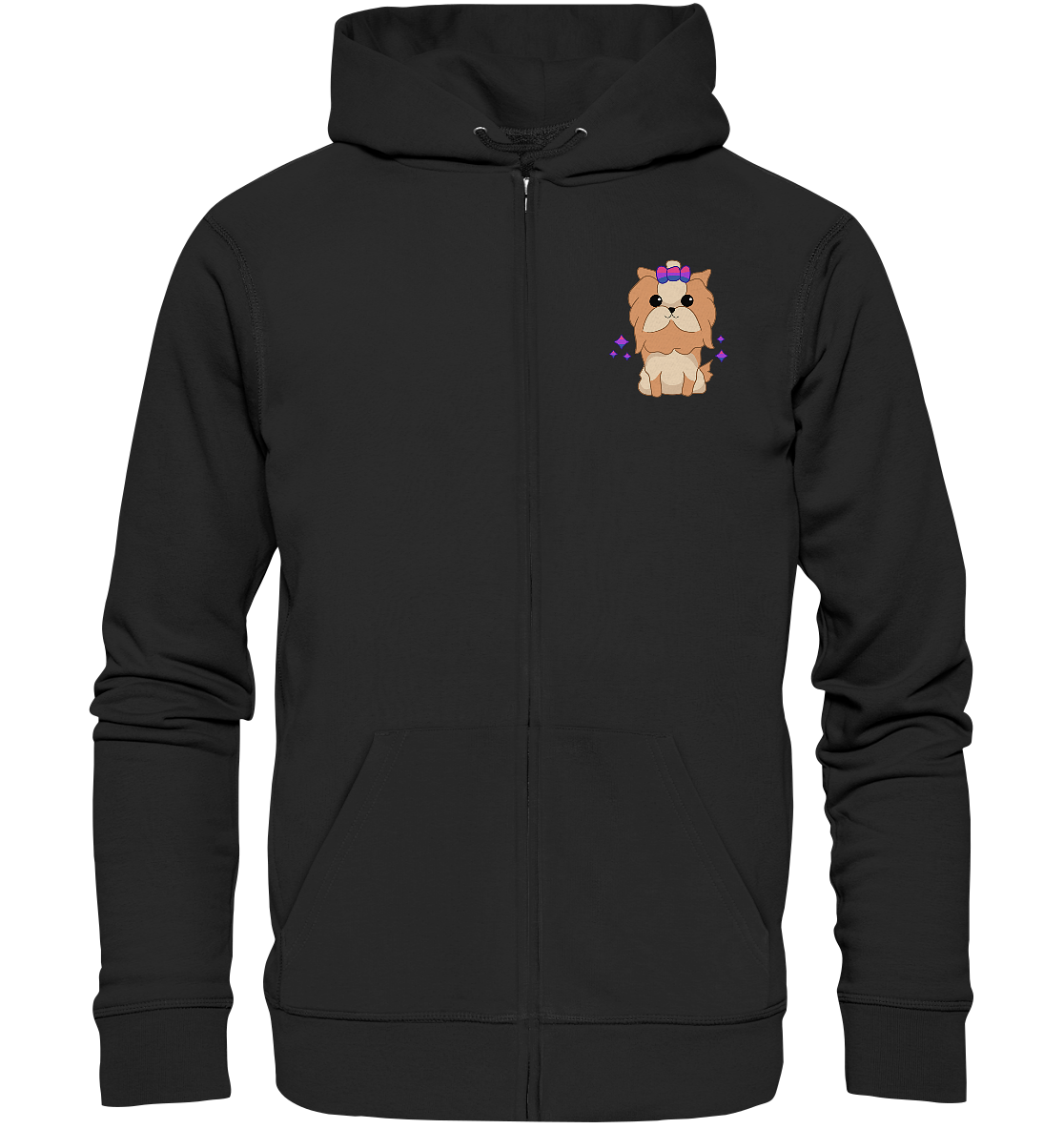 Cute Bisexual Dog Unisex Sweatjacke