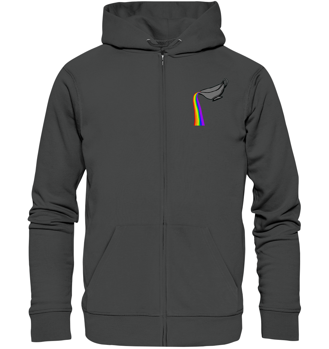 Regenbogen-Soße Einmal Unisex Sweatjacke