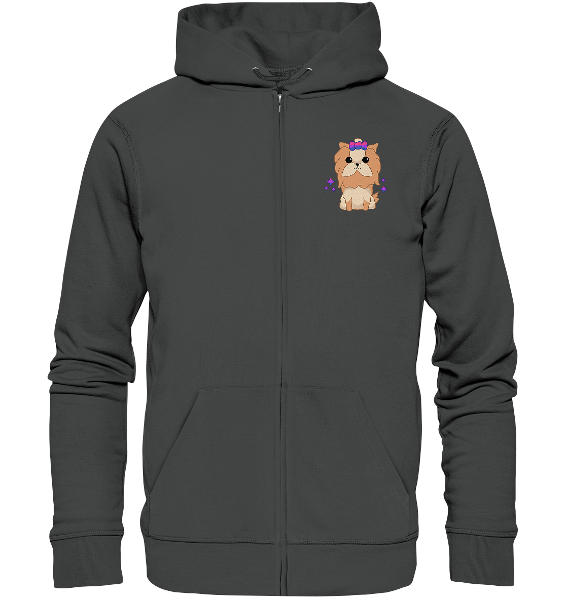 Cute Bisexual Dog Unisex Sweatjacke