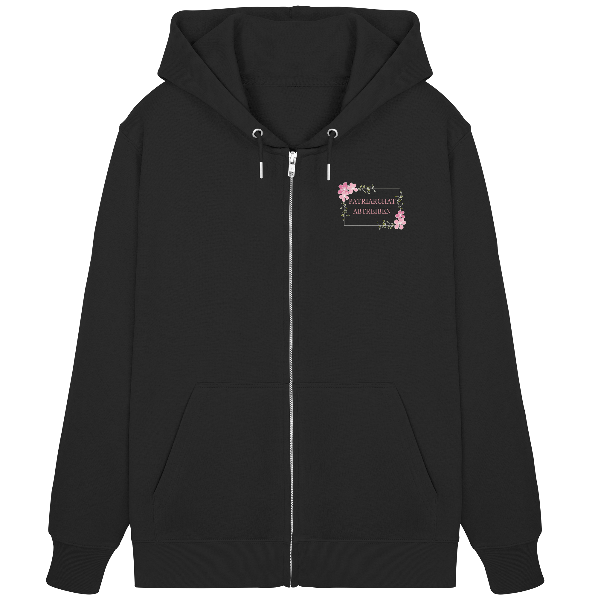 Patriarchat abtreiben - Organic Zipper