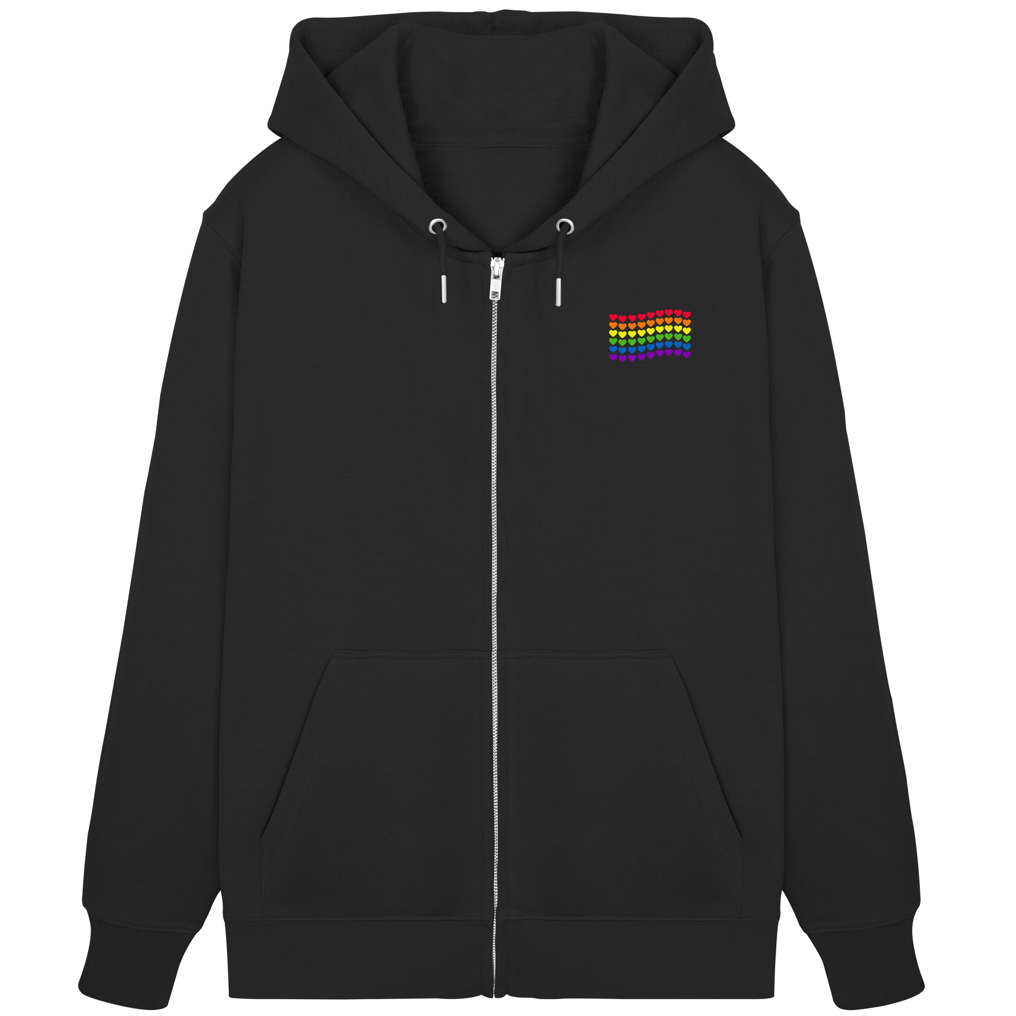 Herzenflagge - Organic Zipper