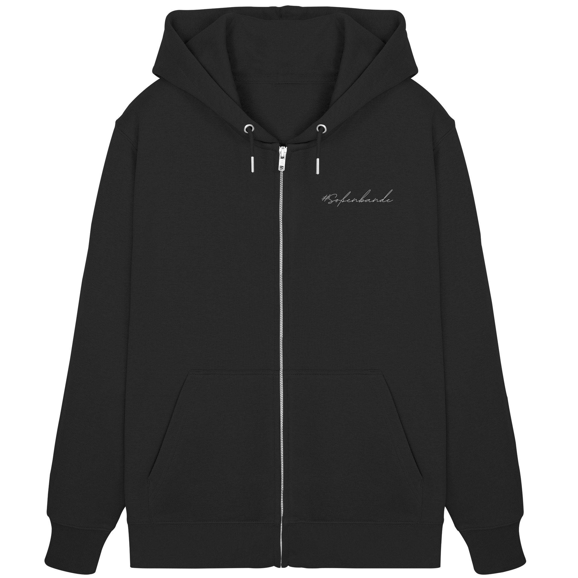 #Soßenbande (weiße Schrift) Unisex Sweatjacke