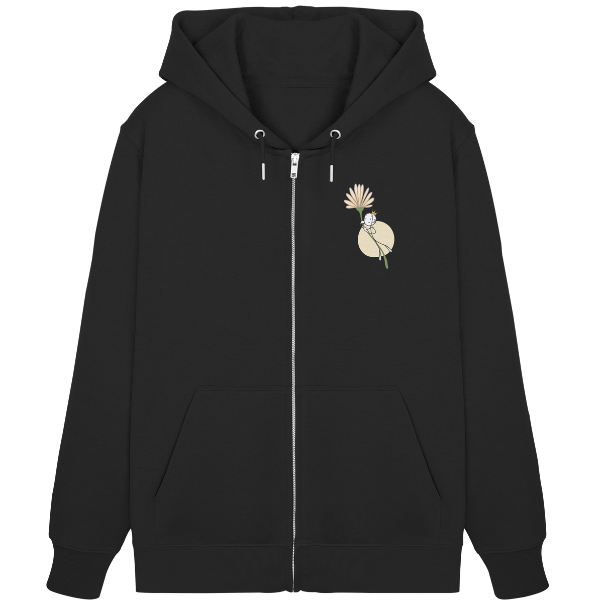 Seelenmännchen "Blumenfliegen Edition" (dunkel) - Organic Zipper