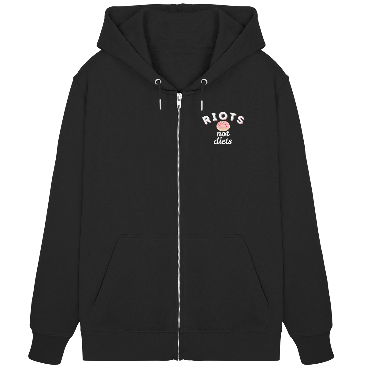 Riots not Diets - Organic Zipper