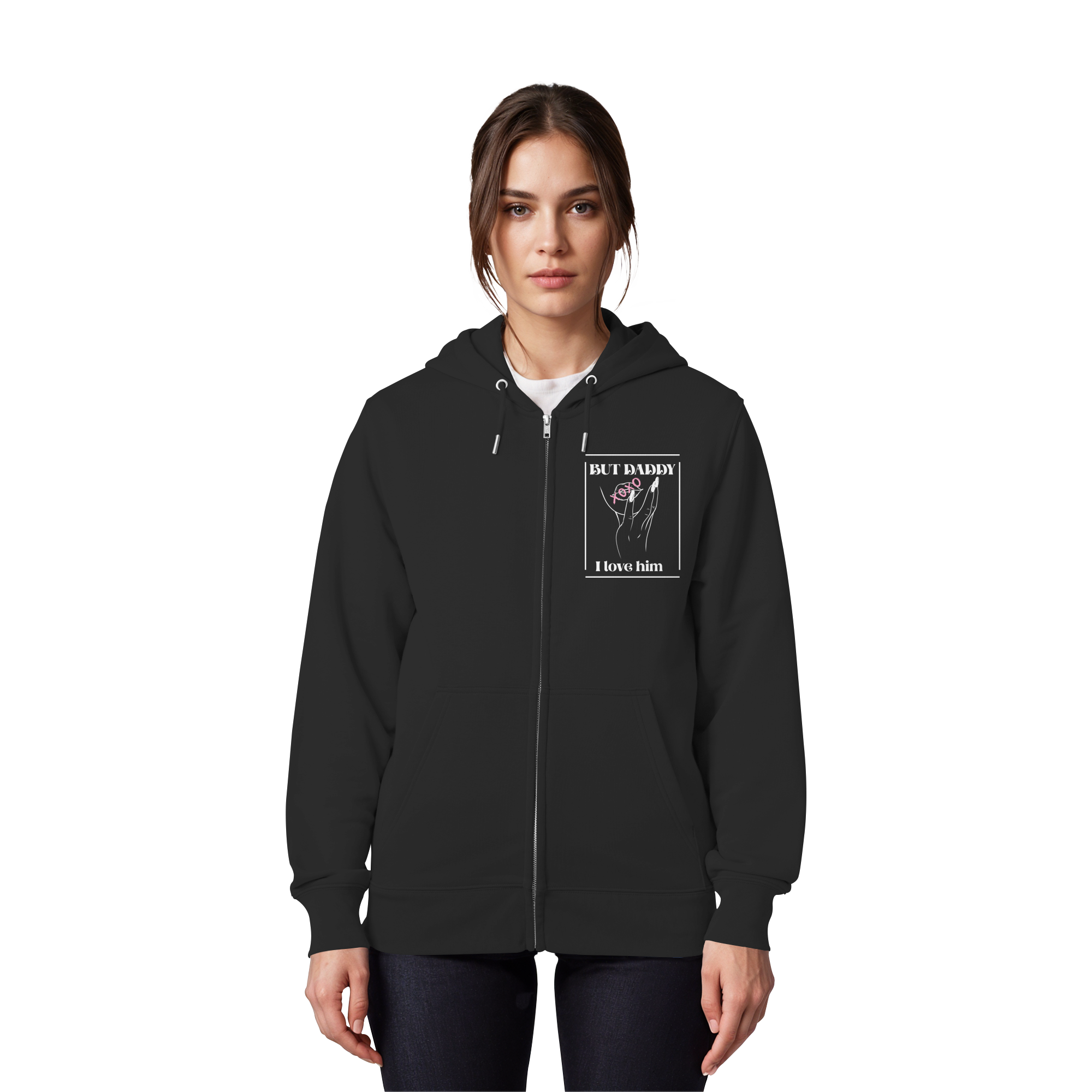 But Daddy I Love Him (dunkel) - Organic Zipper