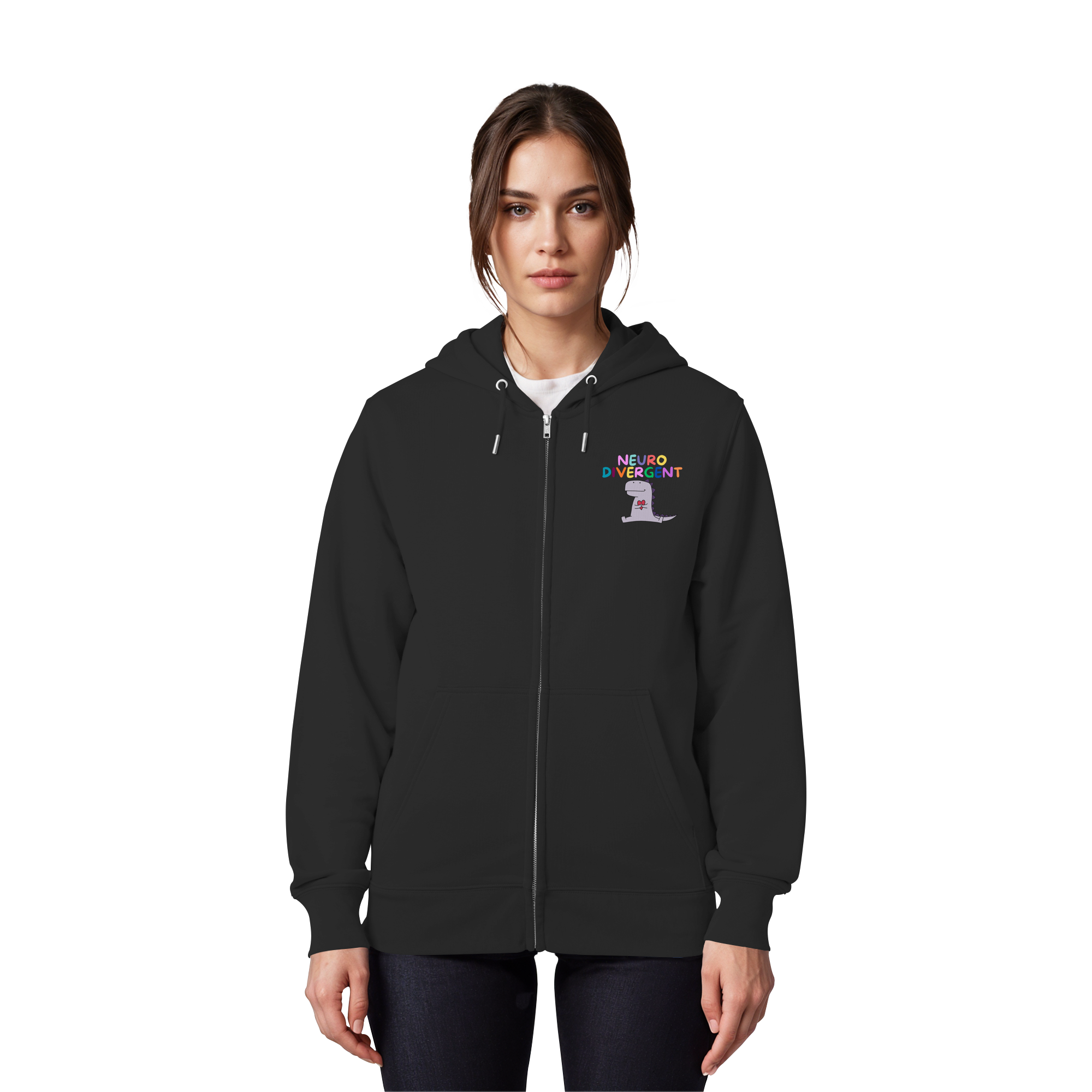 Neurodivergent "Dino Edition" - Organic Zipper