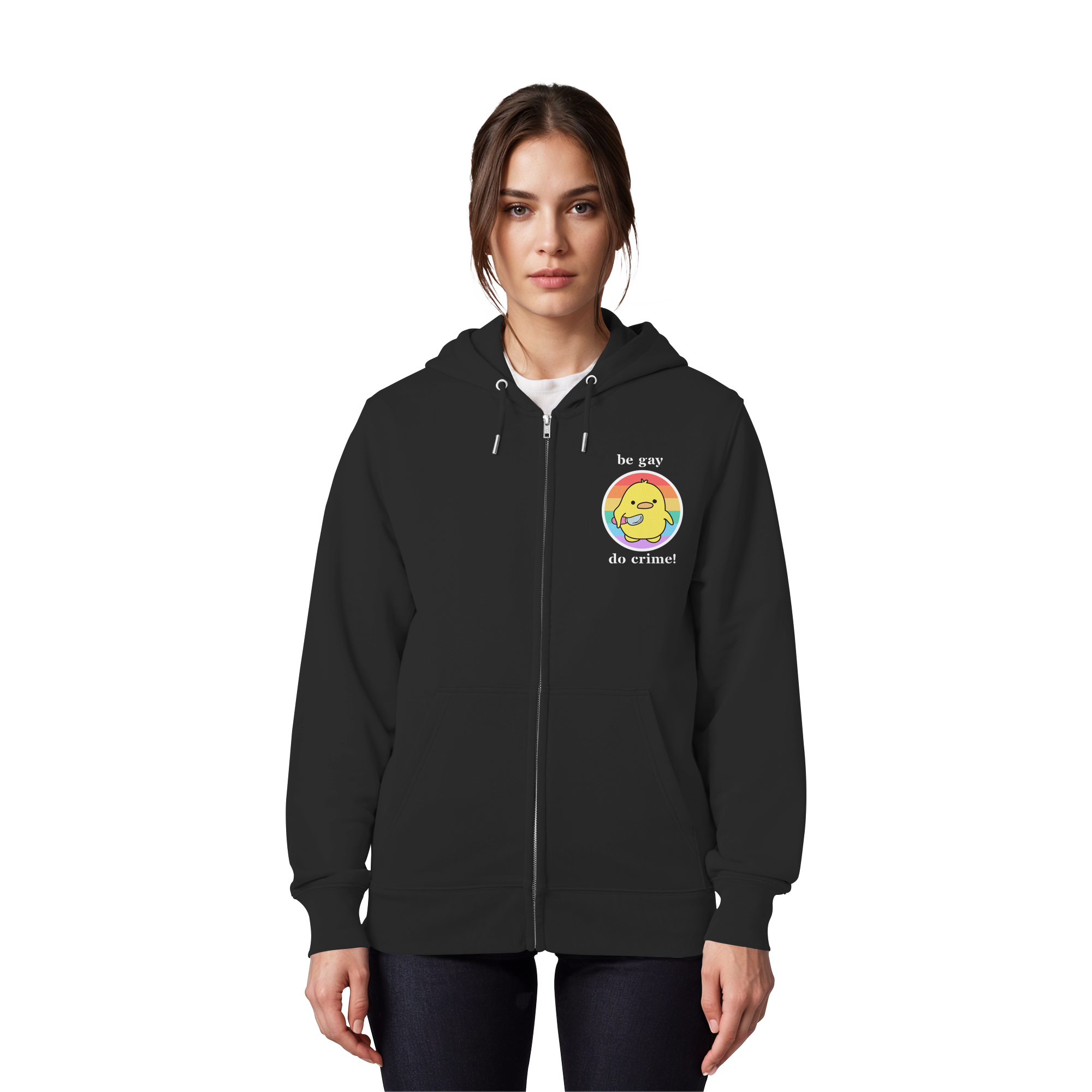 Be Gay Do Crime - Organic Zipper
