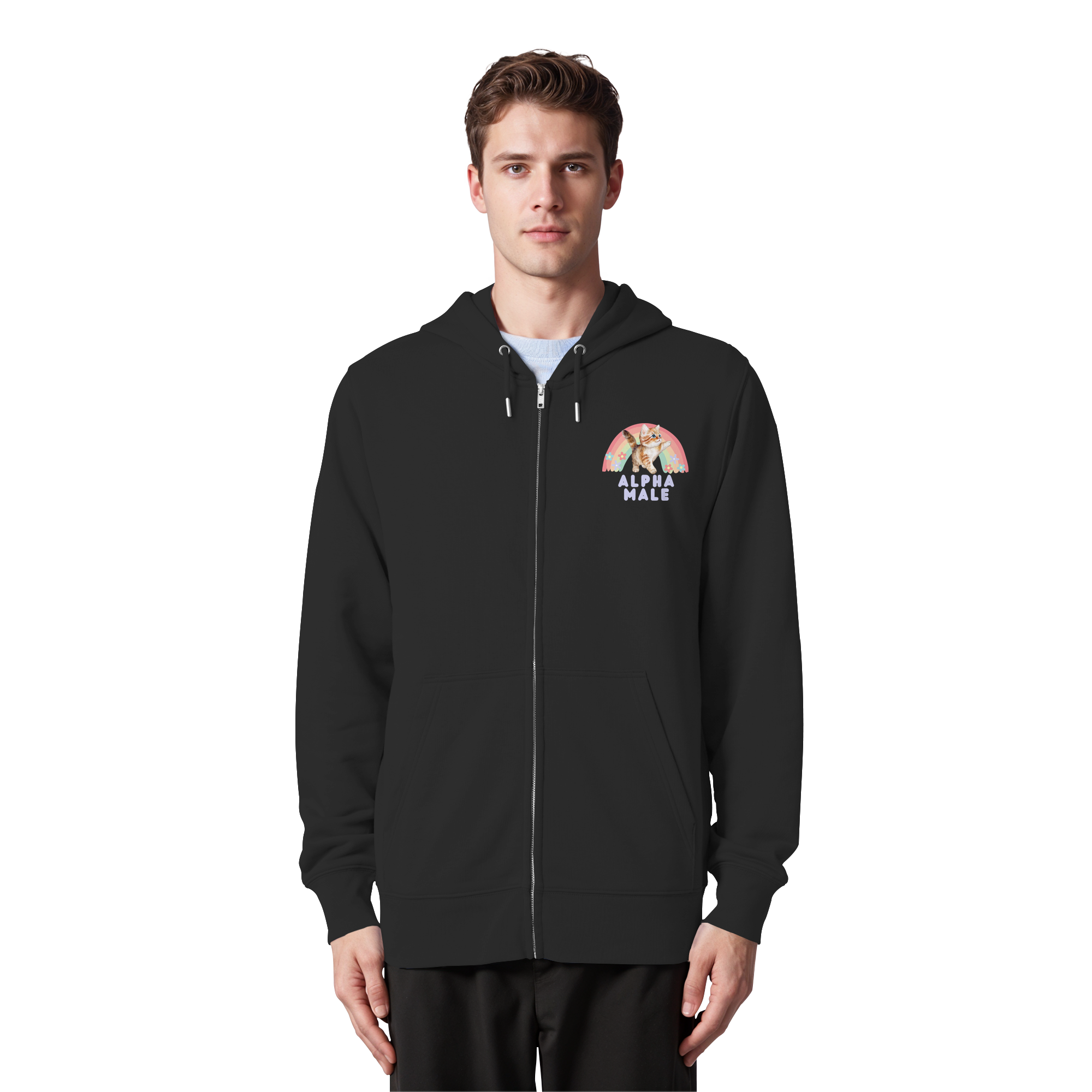 Alpha Male "Rainbow Roar Edition" - Organic Zipper