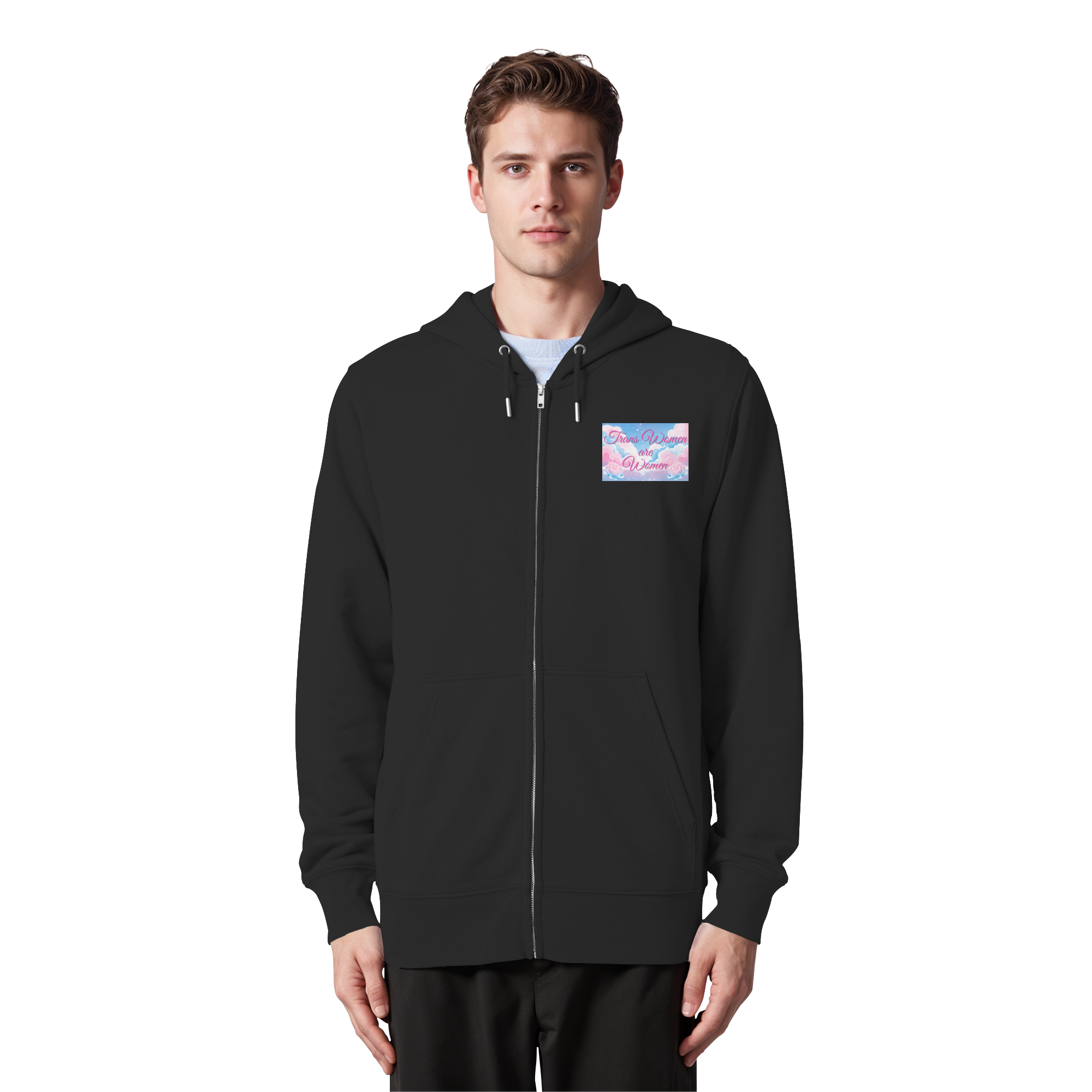 Trans Women are Women "Rosenhimmel Edition" - Organic Zipper