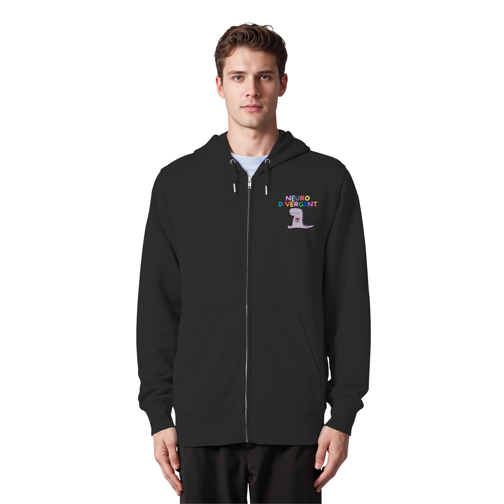 Neurodivergent "Dino Edition" - Organic Zipper