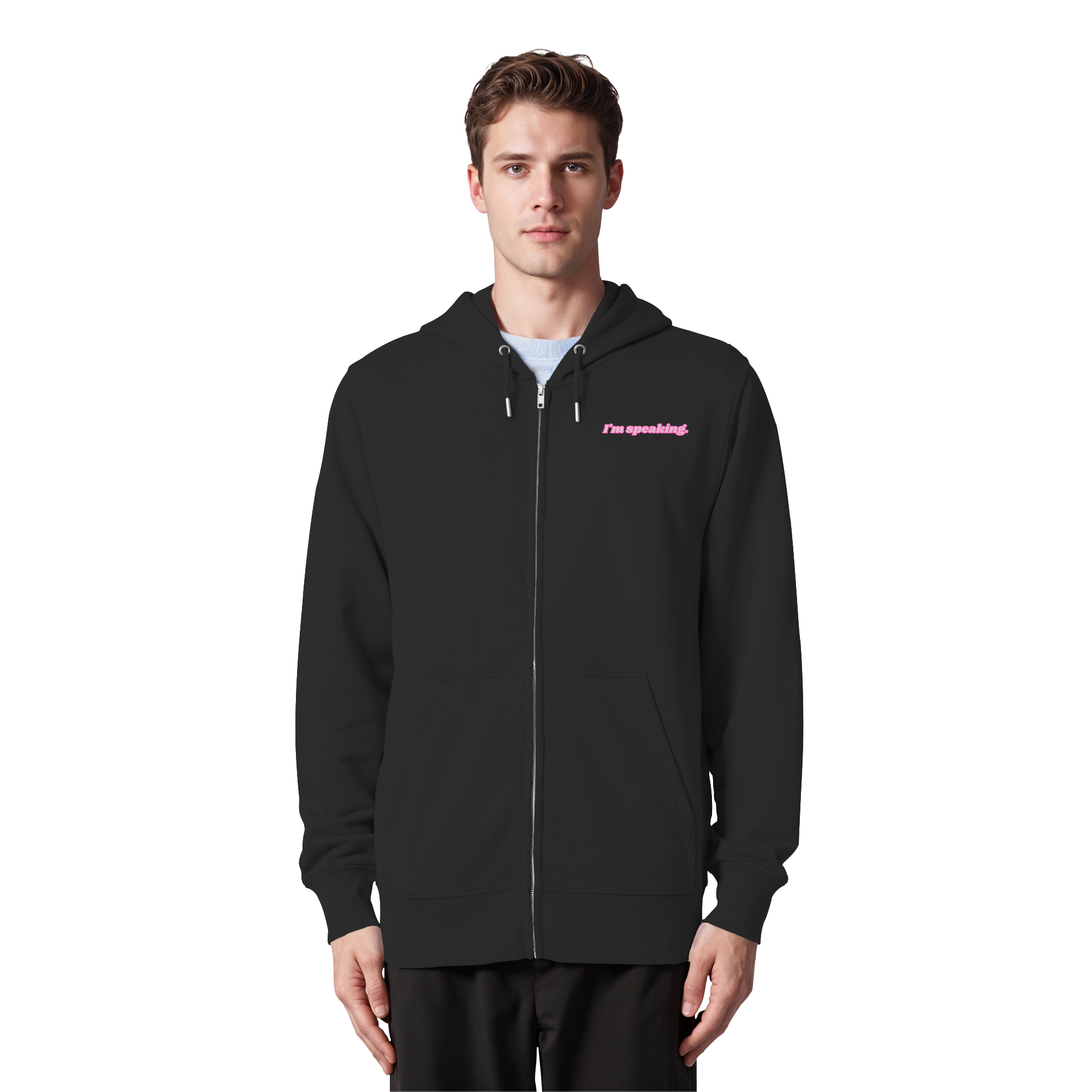 I'm speaking - Organic Zipper