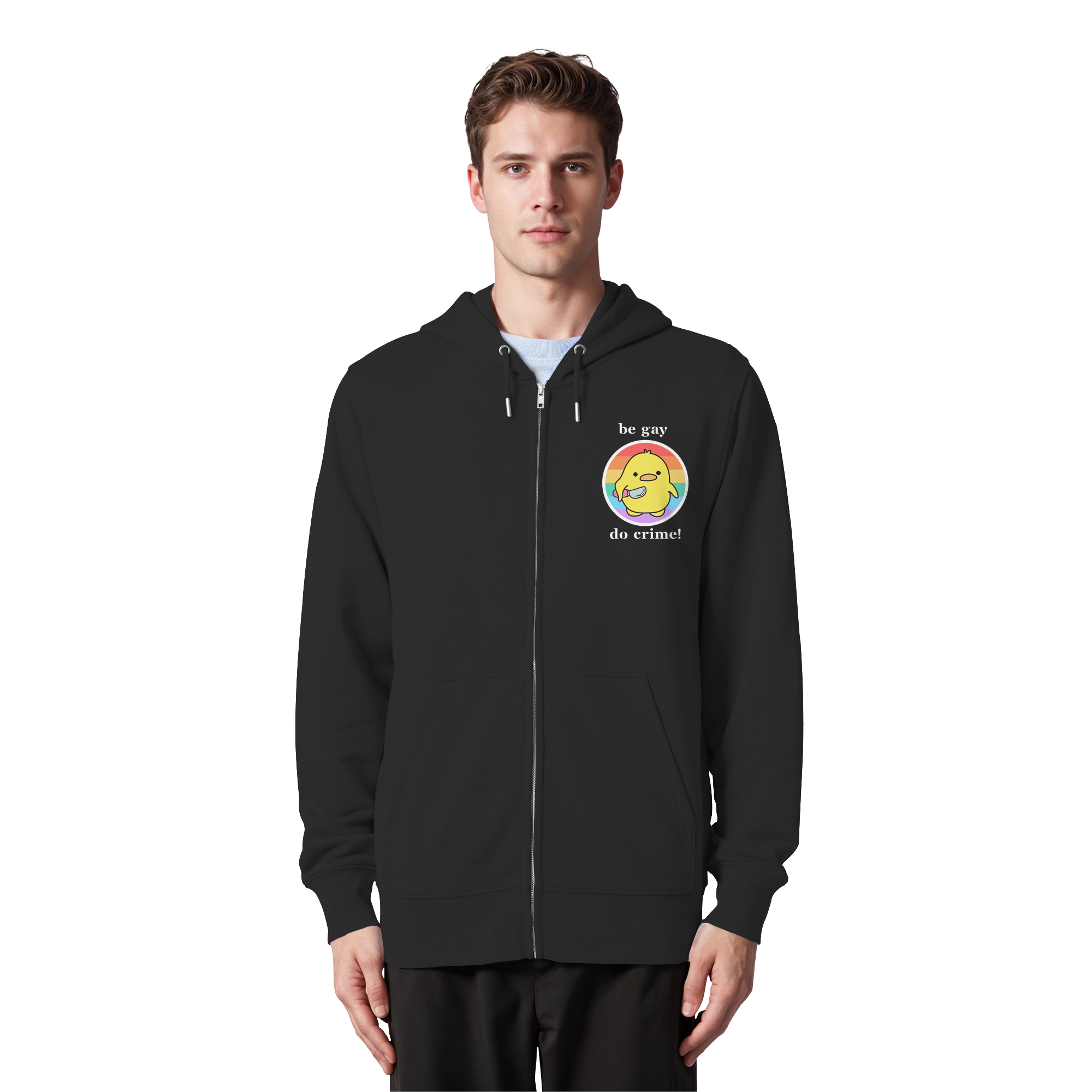 Be Gay Do Crime - Organic Zipper