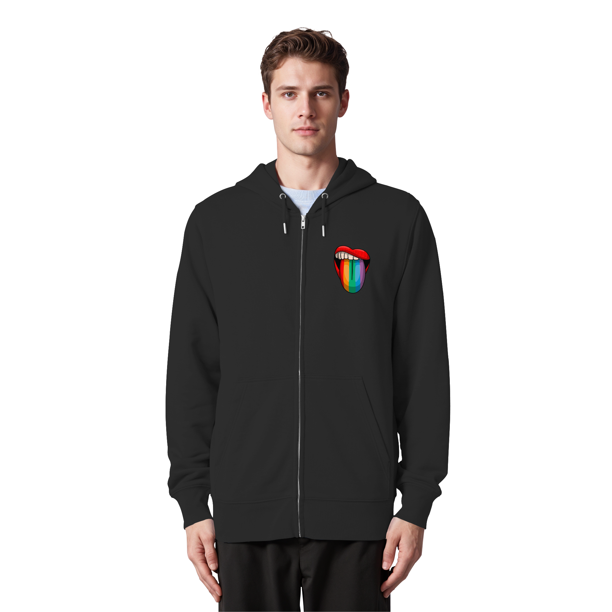 Speak Up or Shut Up Backprint - Organic Zipper