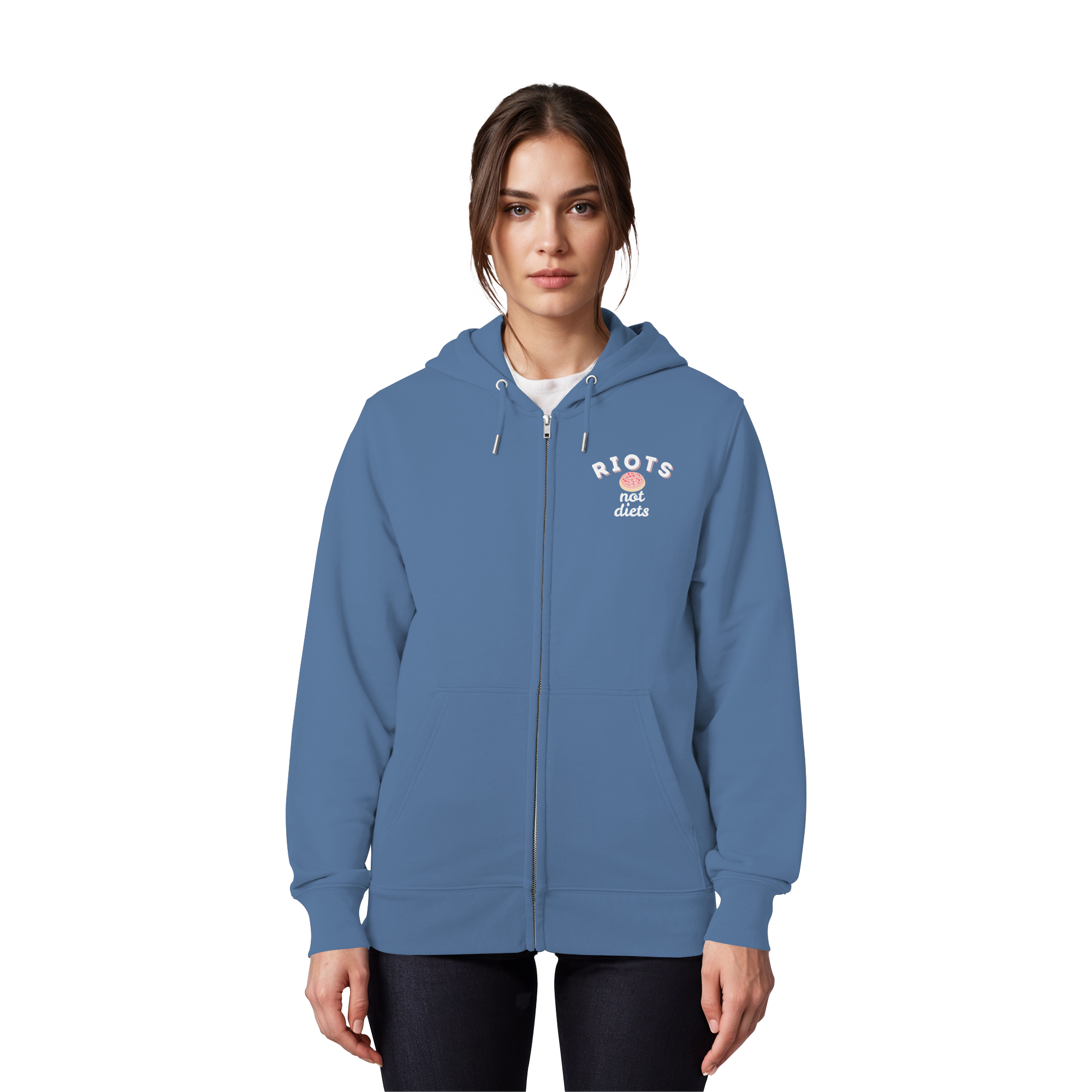 Riots not Diets - Organic Zipper