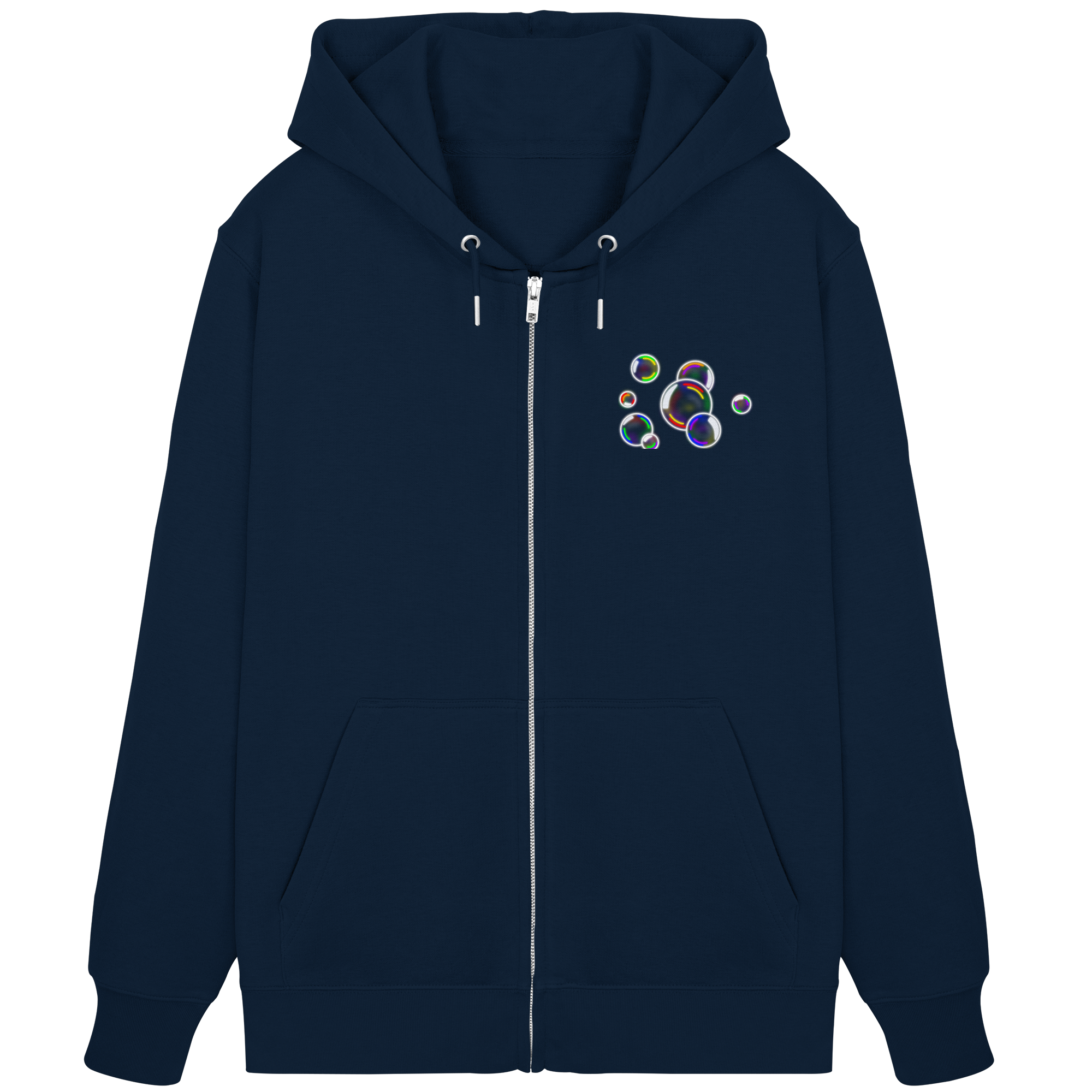 Regenbogen Seifenblasen Unisex Sweatjacke