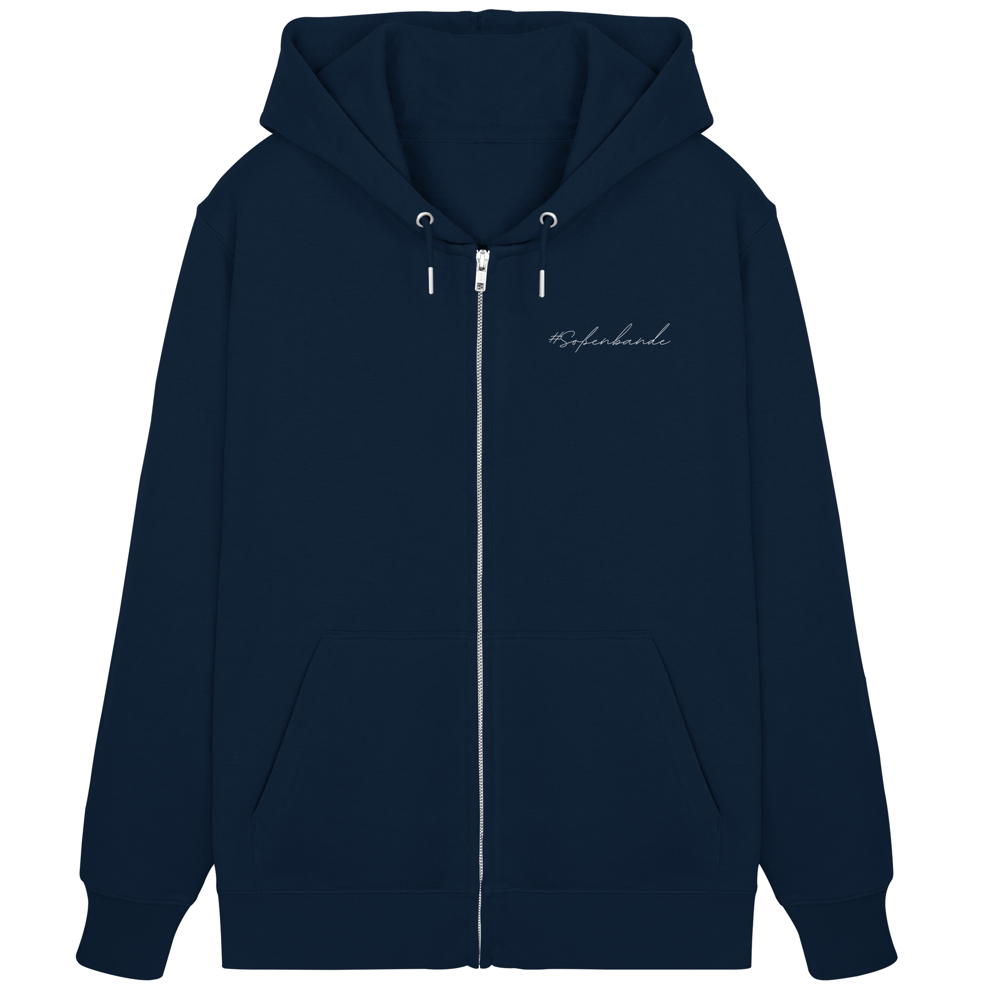 #Soßenbande (weiße Schrift) Unisex Sweatjacke