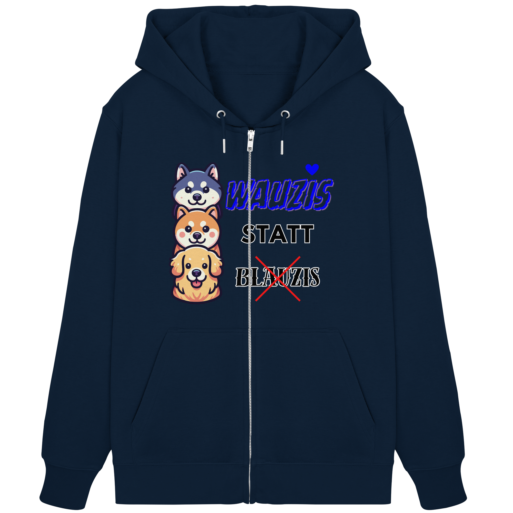 Wauzis statt Blauzis - Organic Zipper