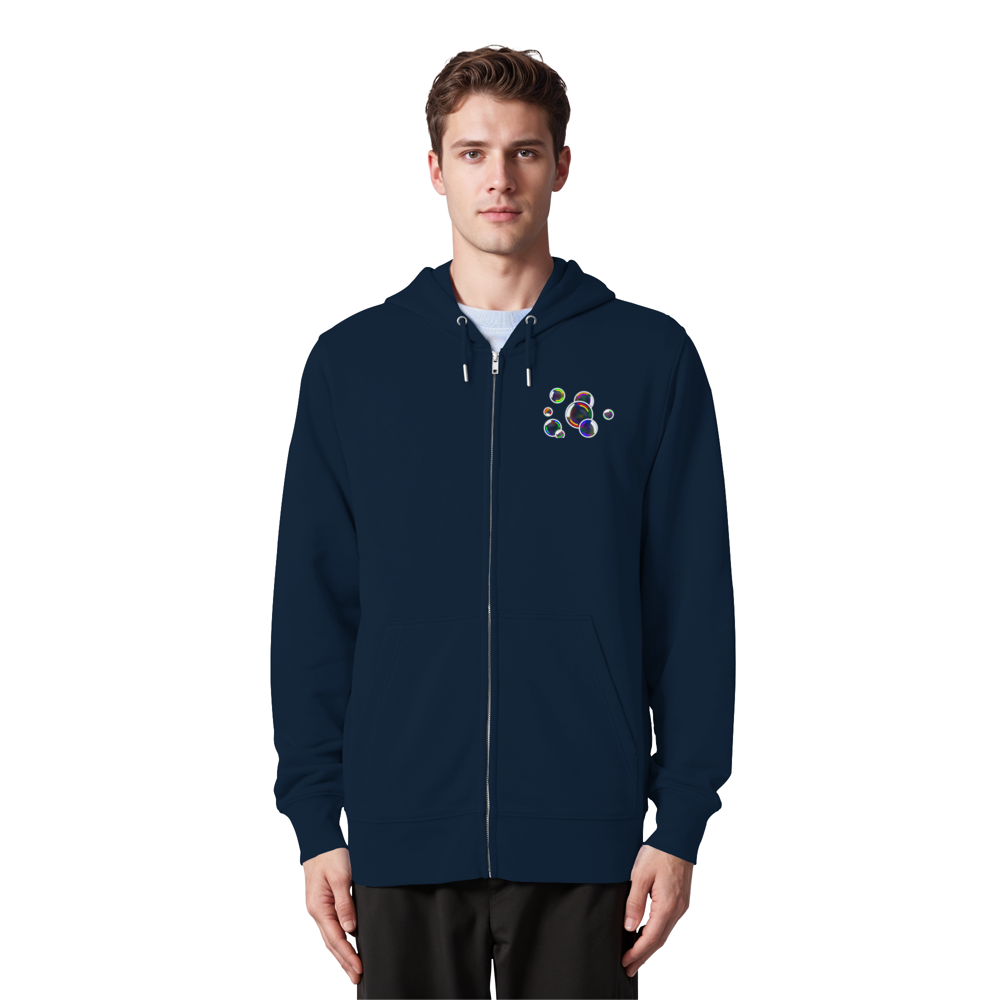 Regenbogen Seifenblasen - Organic Zipper