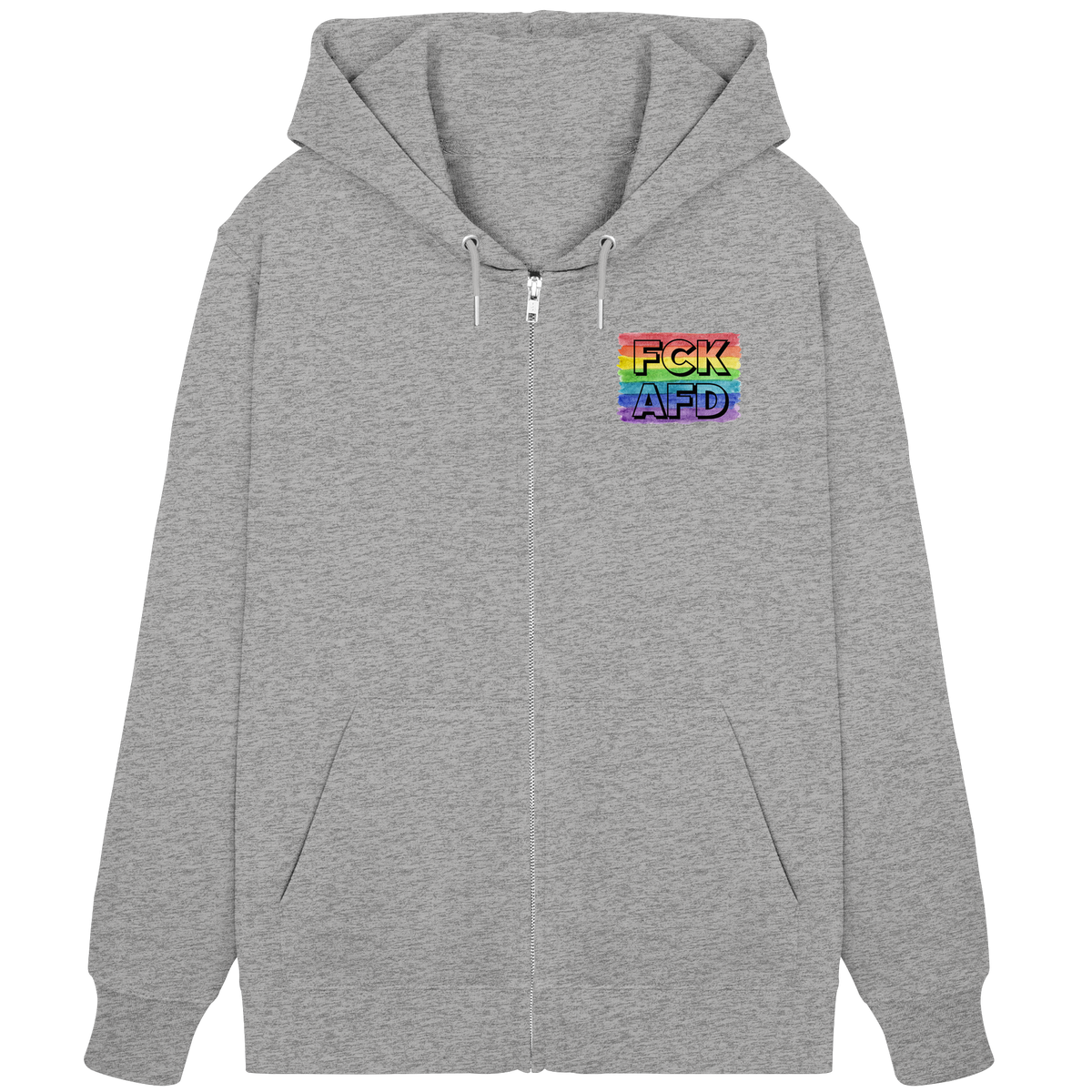 FCK AFD "Rainbow Resistance Edition" - Organic Zipper