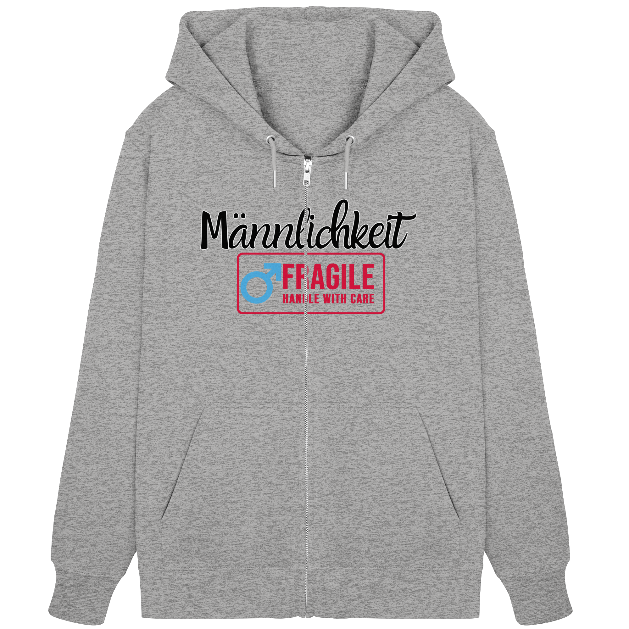 Männlichkeit: Handle with Care - Organic Zipper
